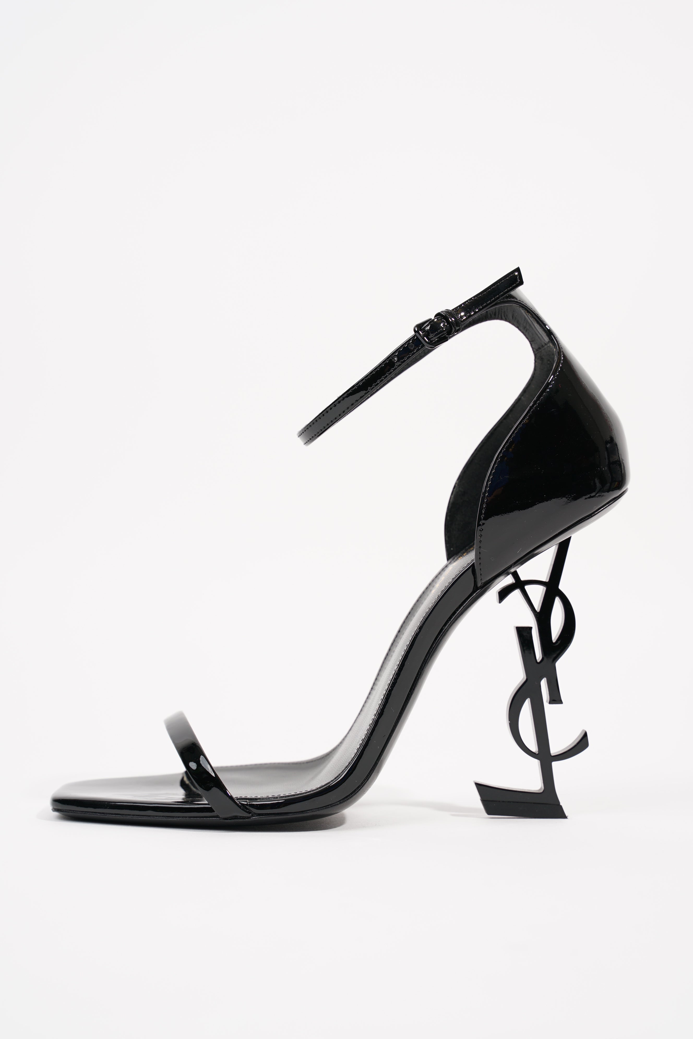 Saint Laurent Womens Opyum 110 Patent Black EU 40 / UK 7