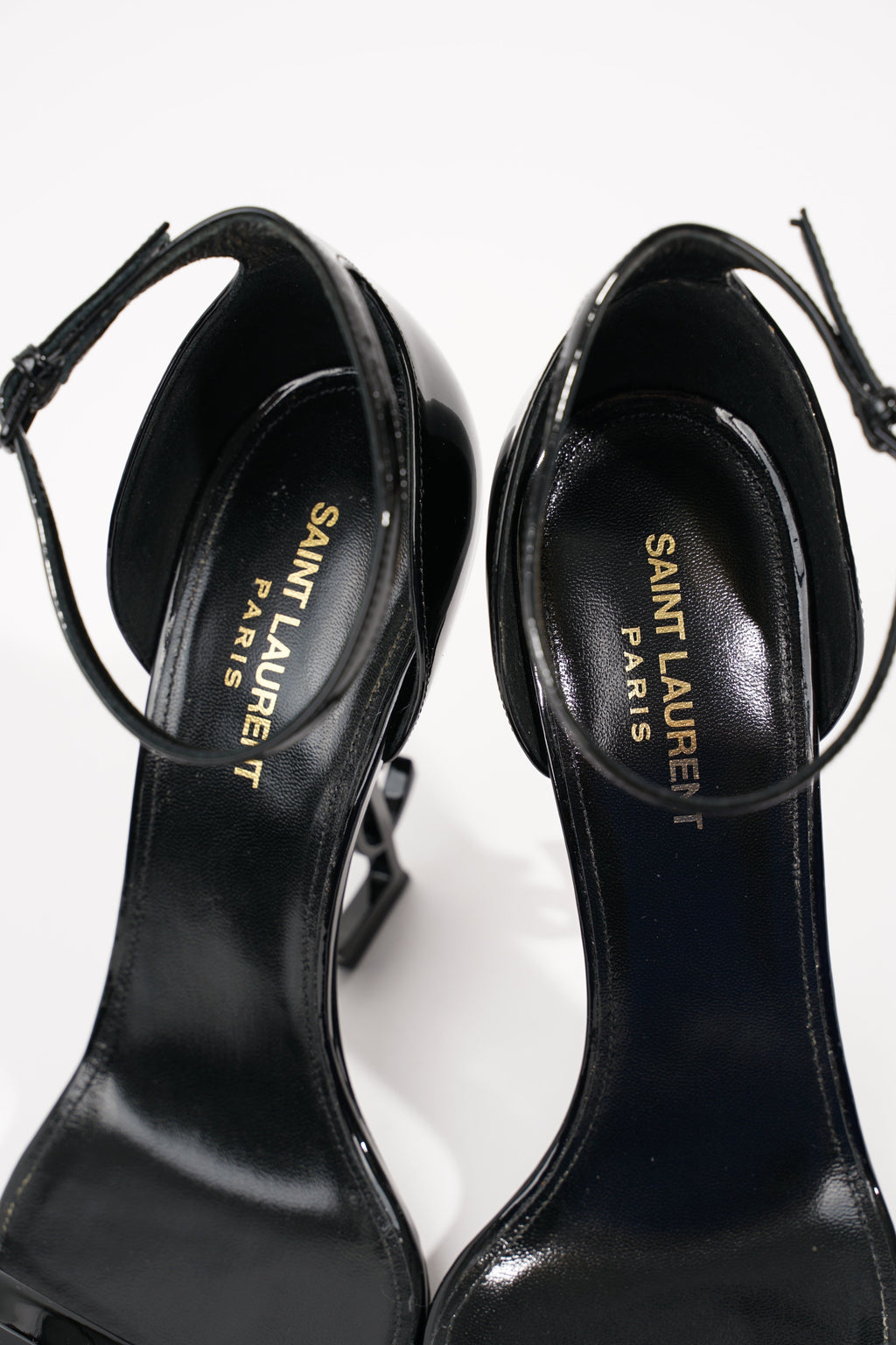 Saint Laurent Womens Opyum 110 Patent Black EU 40 / UK 7