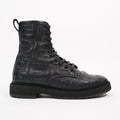 Fendi Womens Lace Up Boot Black EU 35.5 / UK 2.5