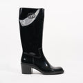 Gucci Womens GG Rainboot Black EU 40 / UK 7