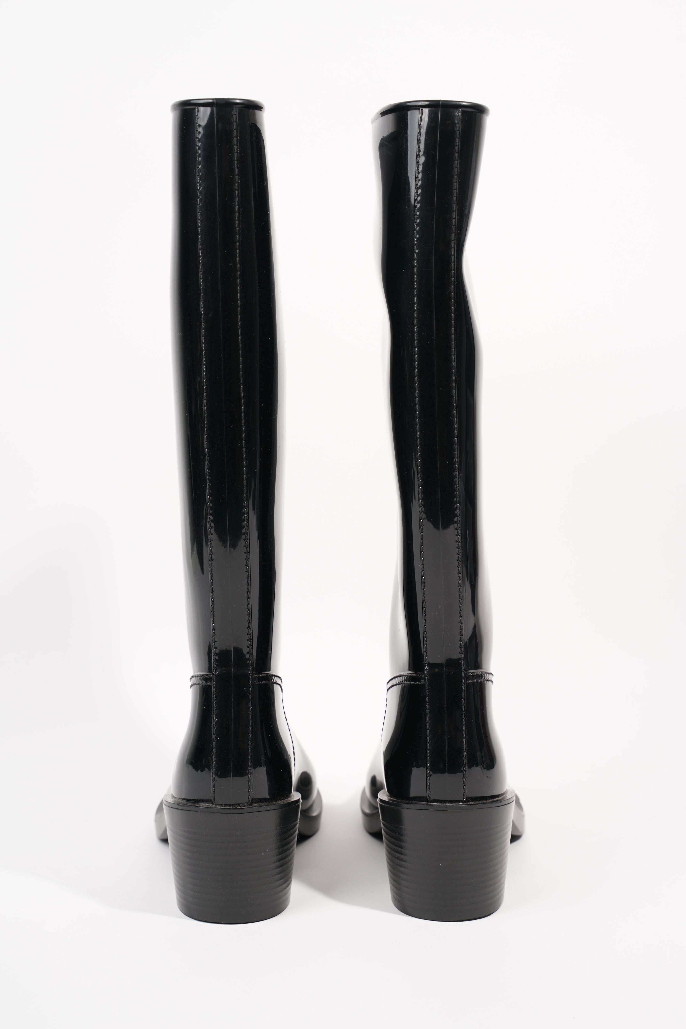 Gucci Womens GG Rainboot Black EU 40 / UK 7