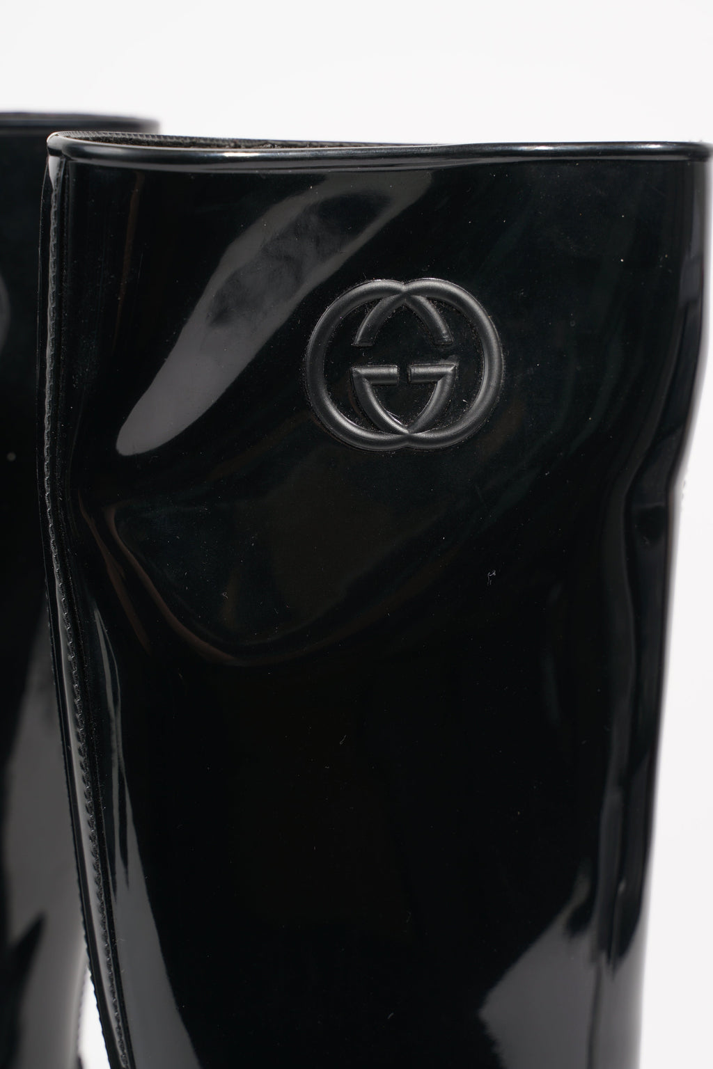 Gucci Womens GG Rainboot Black EU 40 / UK 7