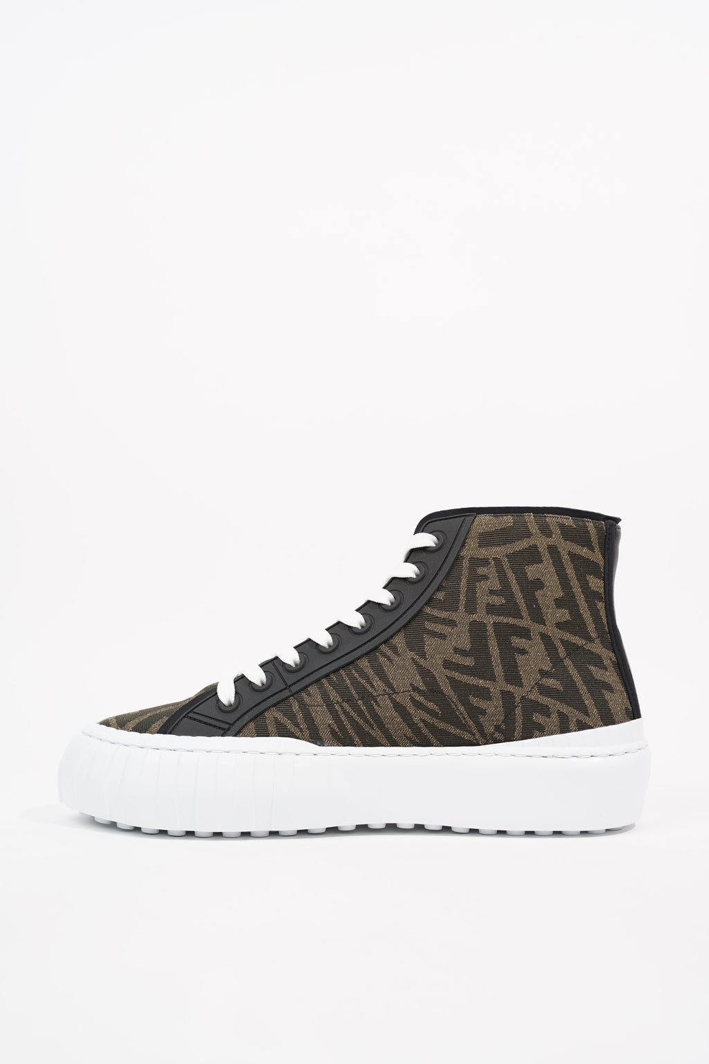 Fendi Mens FF Vertigo High Top Monogram EU 41 / UK 7