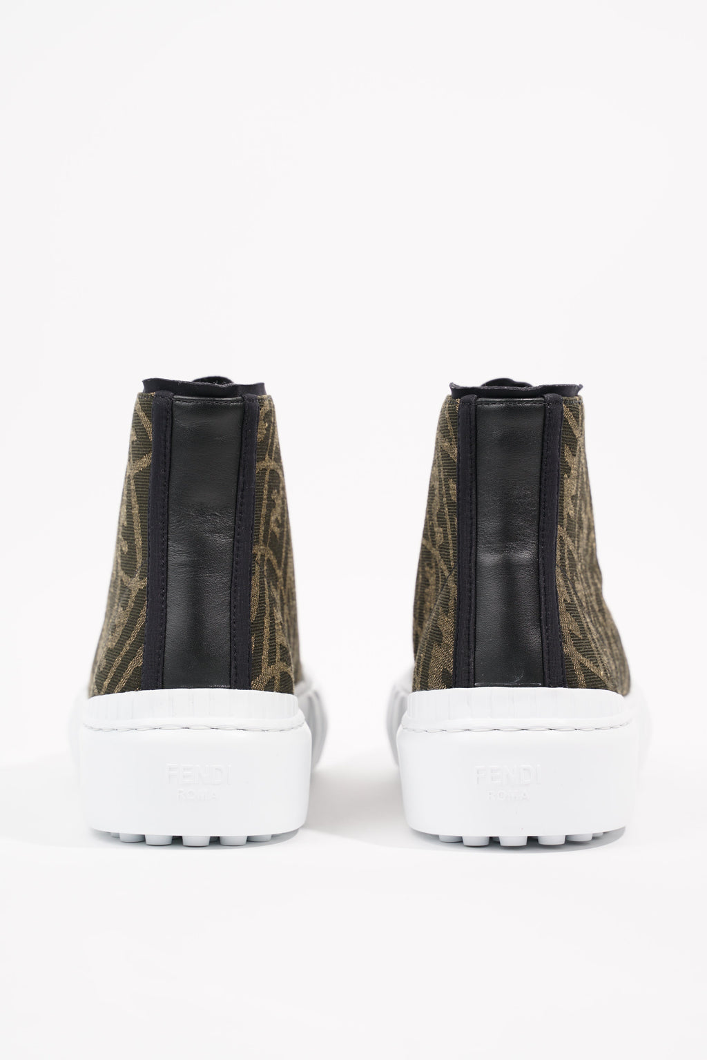 Fendi Mens FF Vertigo High Top Monogram EU 41 / UK 7