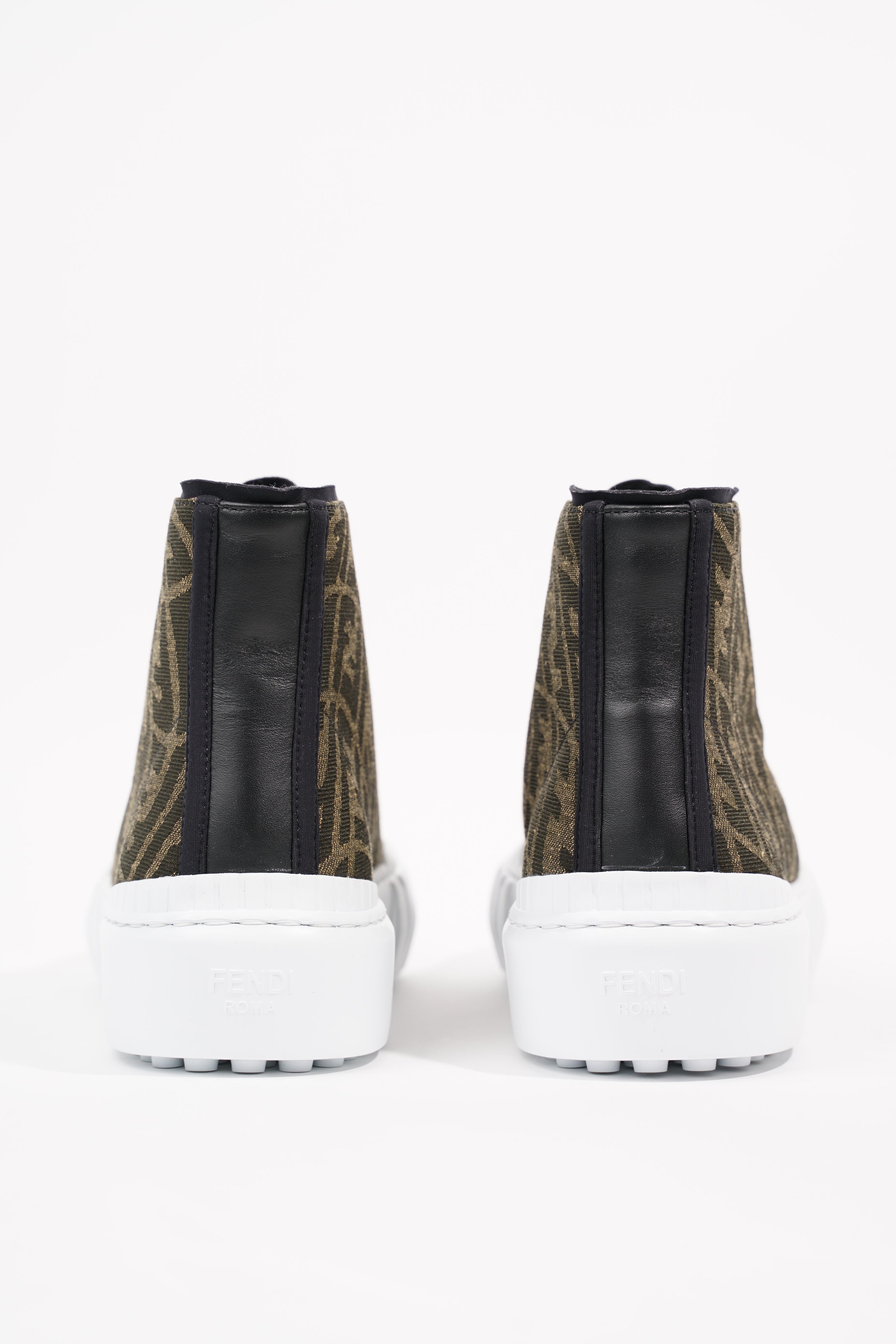 Fendi Mens FF Vertigo High Top Monogram EU 41 / UK 7