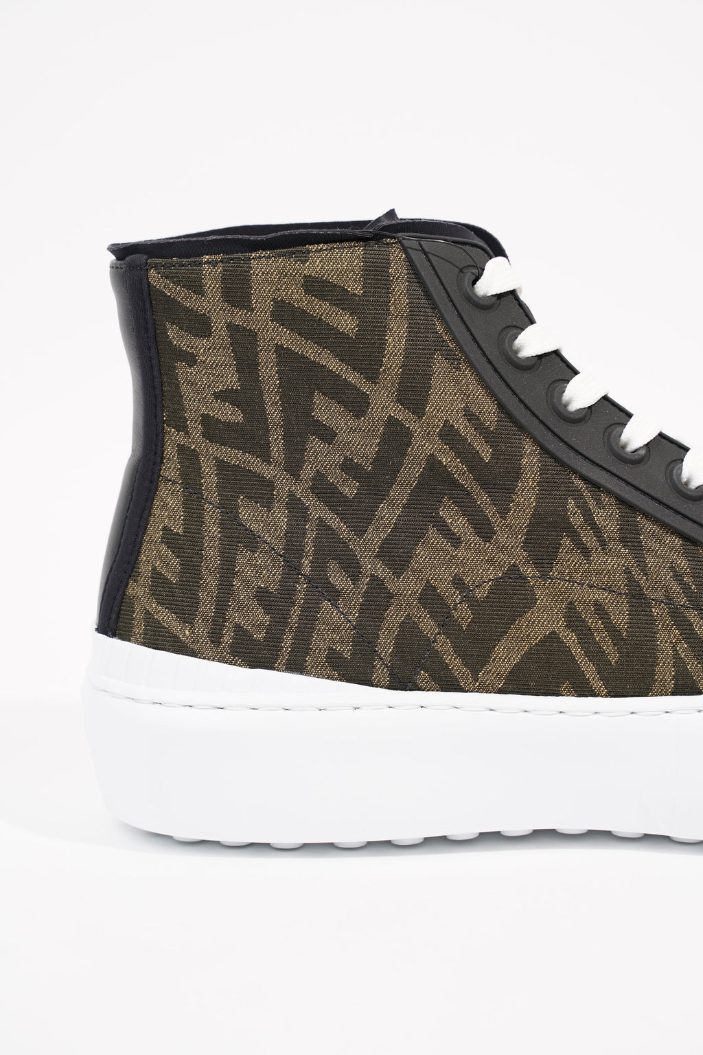 Fendi Mens FF Vertigo High Top Monogram EU 41 / UK 7