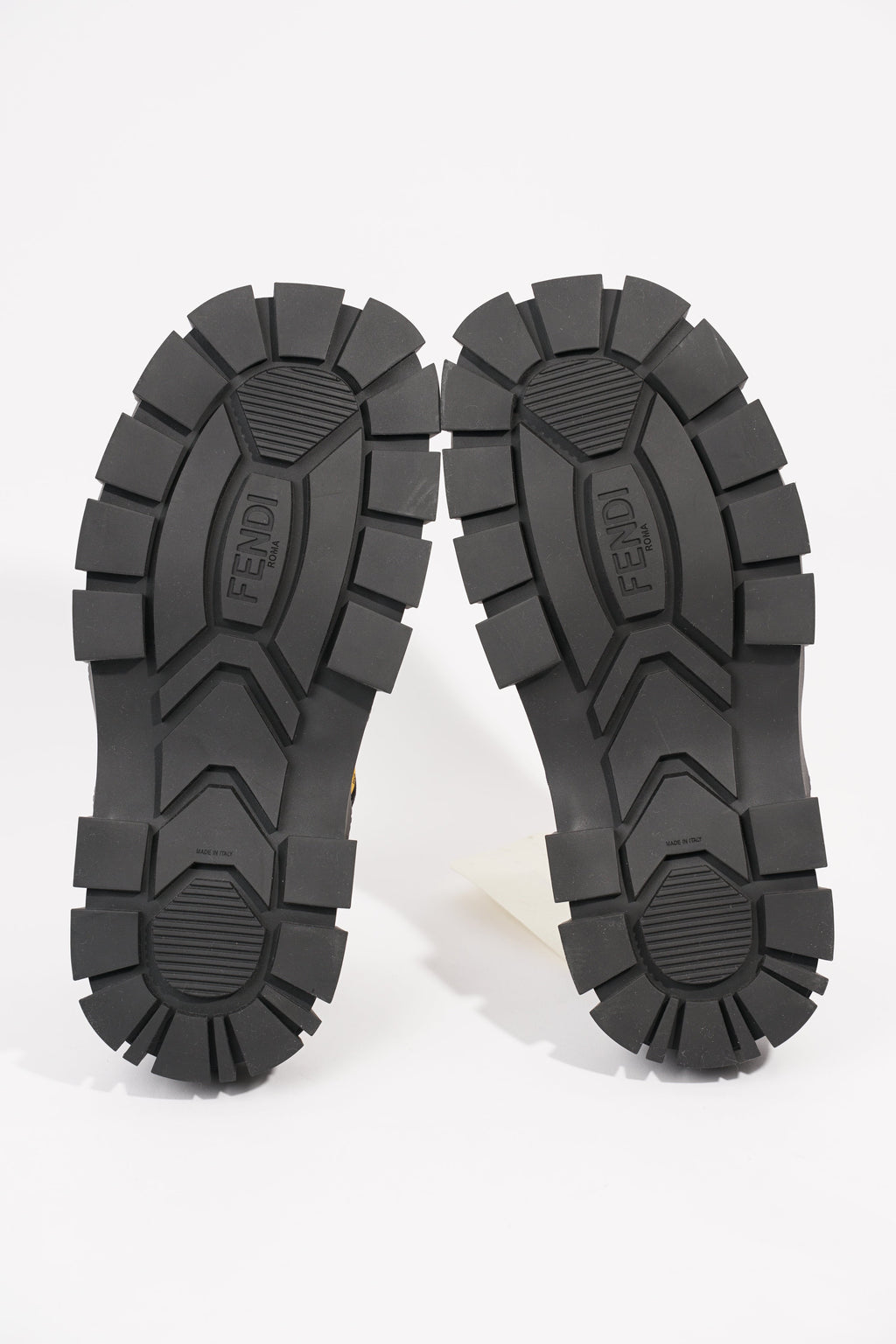Fendi Mens Tech Strapped Sandals Black Monogram EU 40 / UK 6