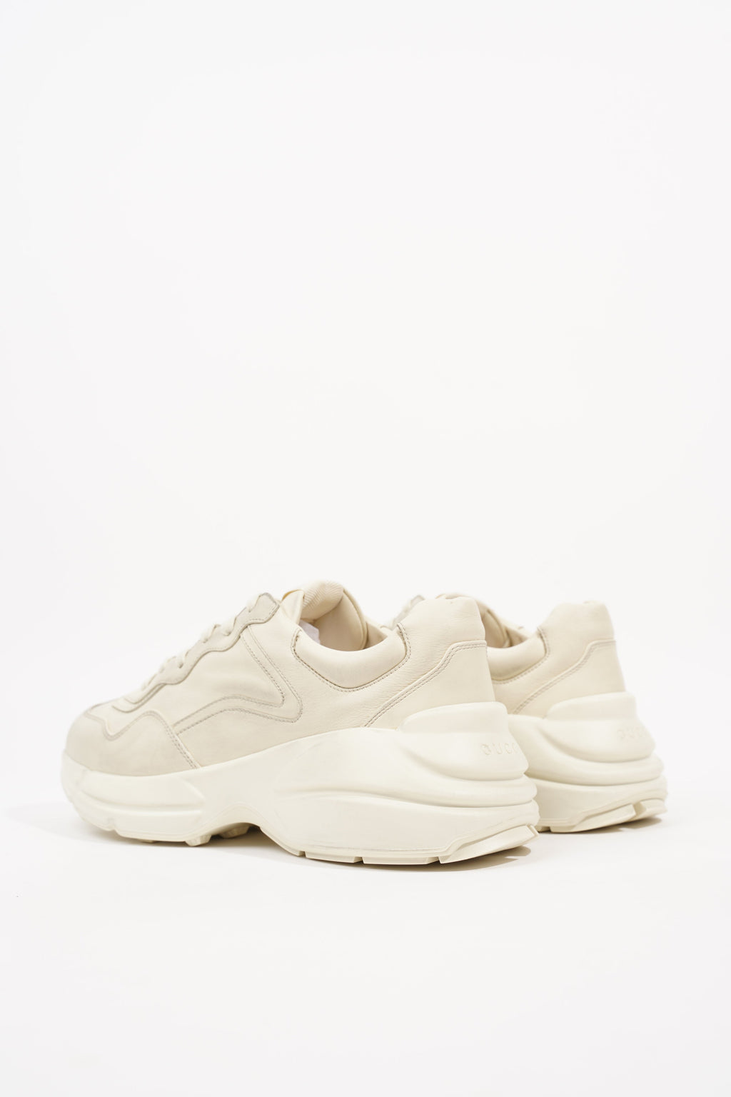 Gucci Mens Rhyton Sneaker Ivory EU 41 / UK 7