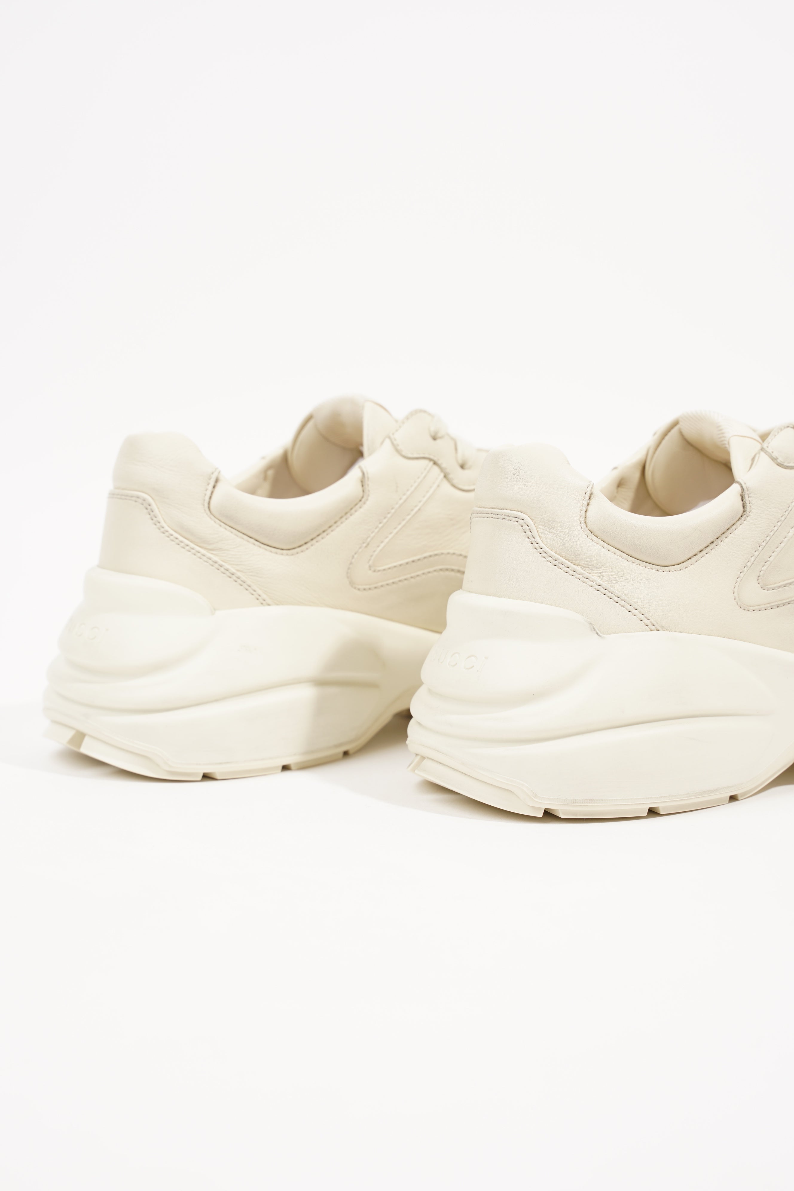 Gucci Mens Rhyton Sneaker Ivory EU 41 / UK 7