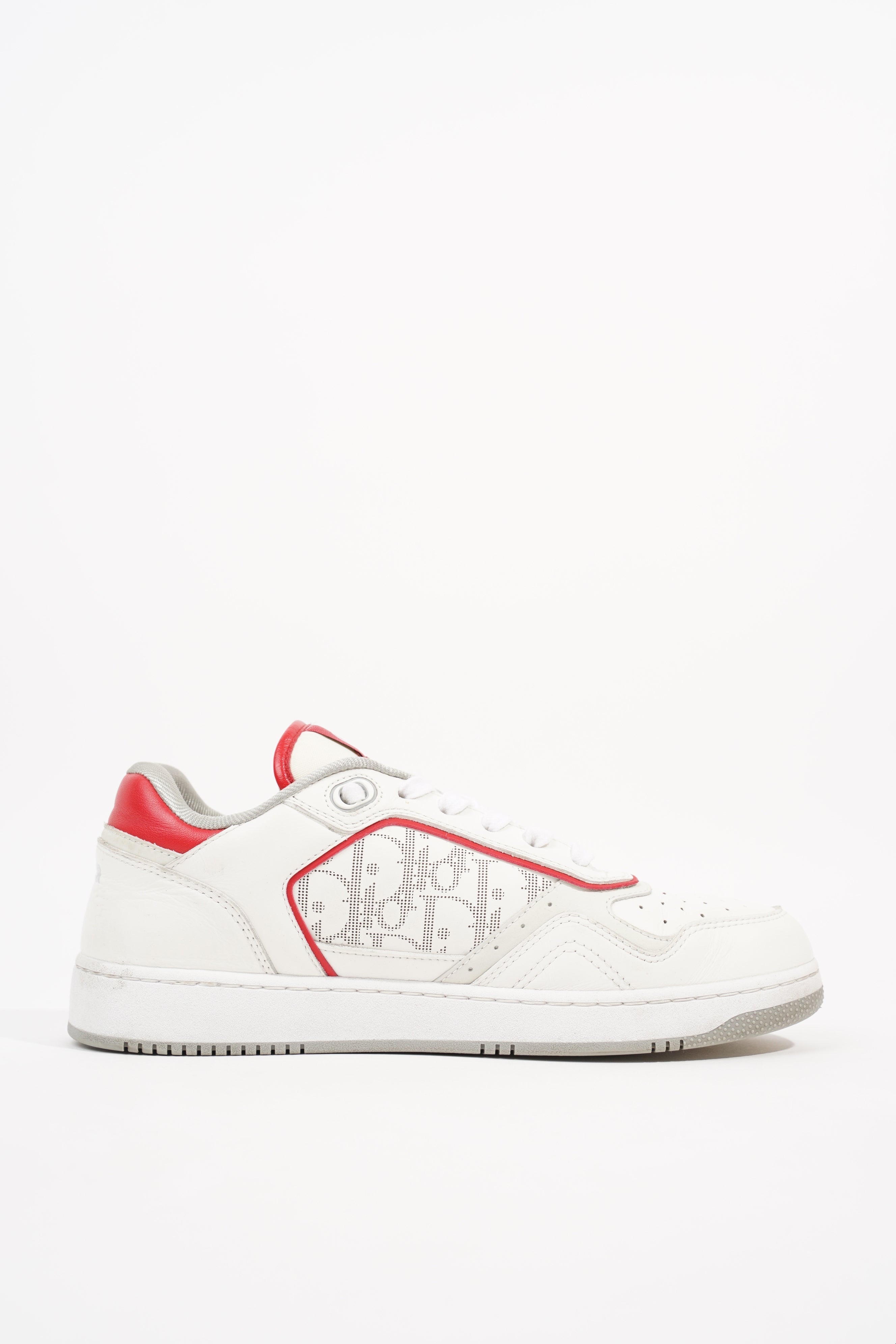 Christian Dior Mens B27 Sneaker White / Red EU 41 / UK 7