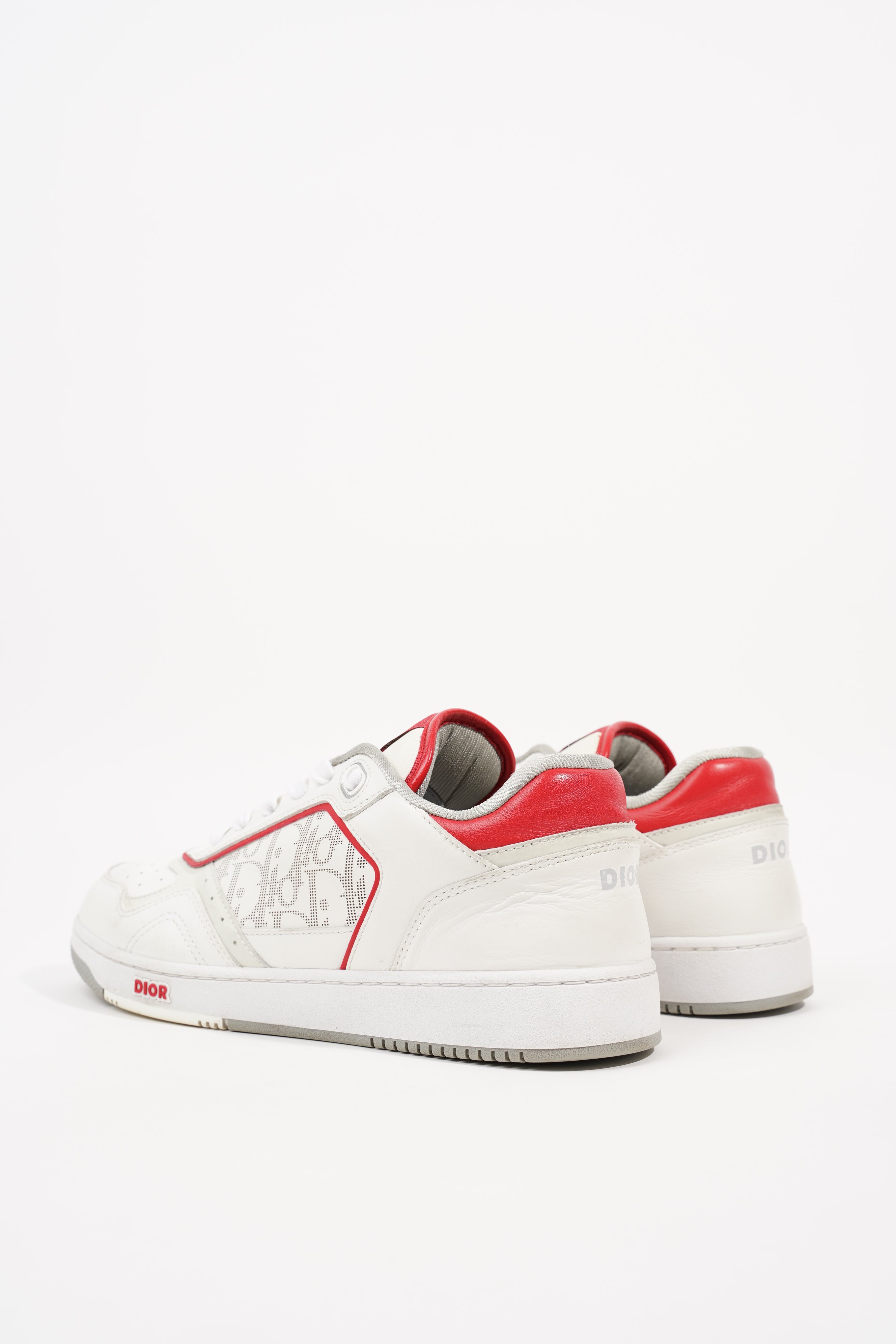 Christian Dior Mens B27 Sneaker White / Red EU 41 / UK 7