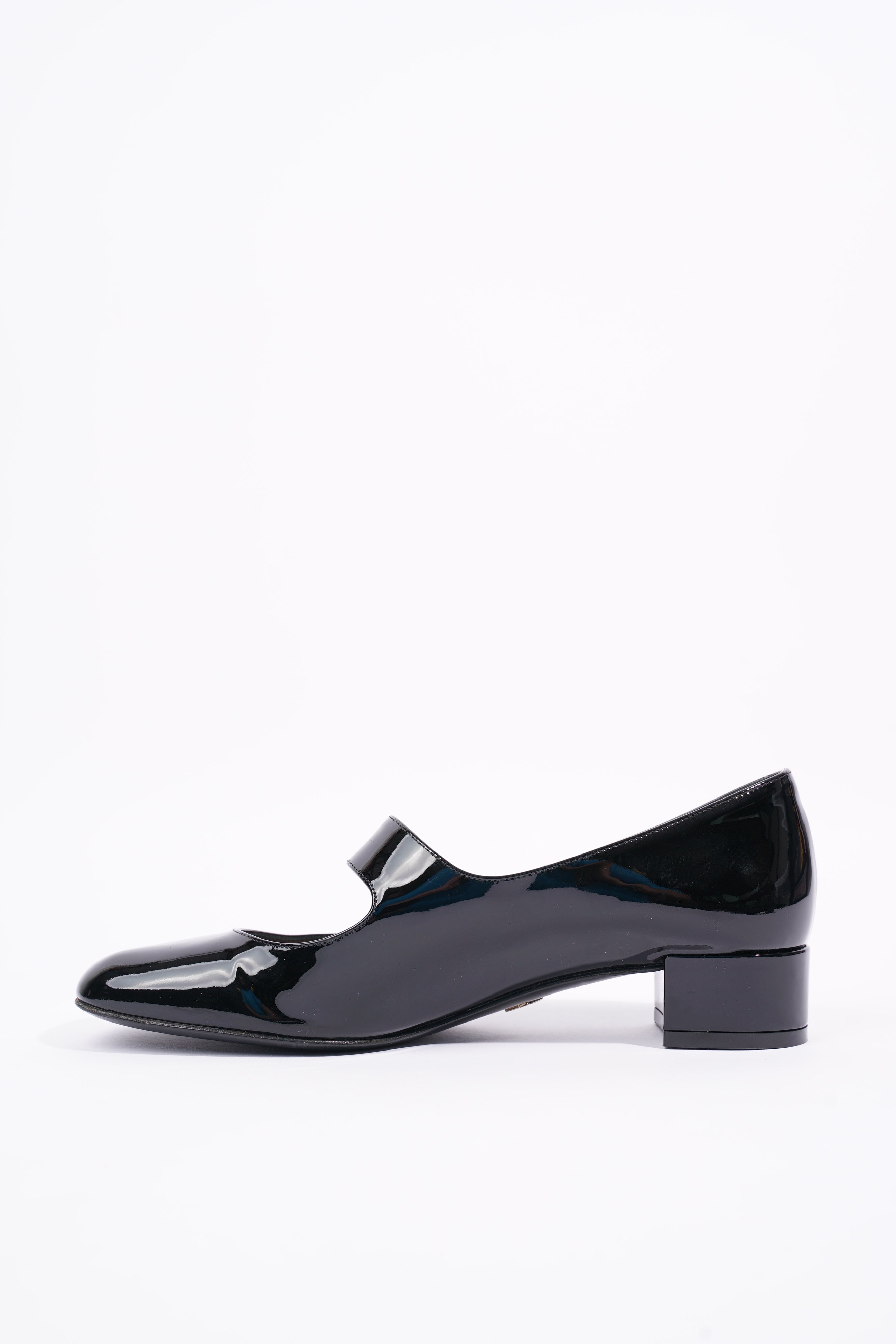 Christian Dior Womens Baby D Patent Black EU 36 / UK 3
