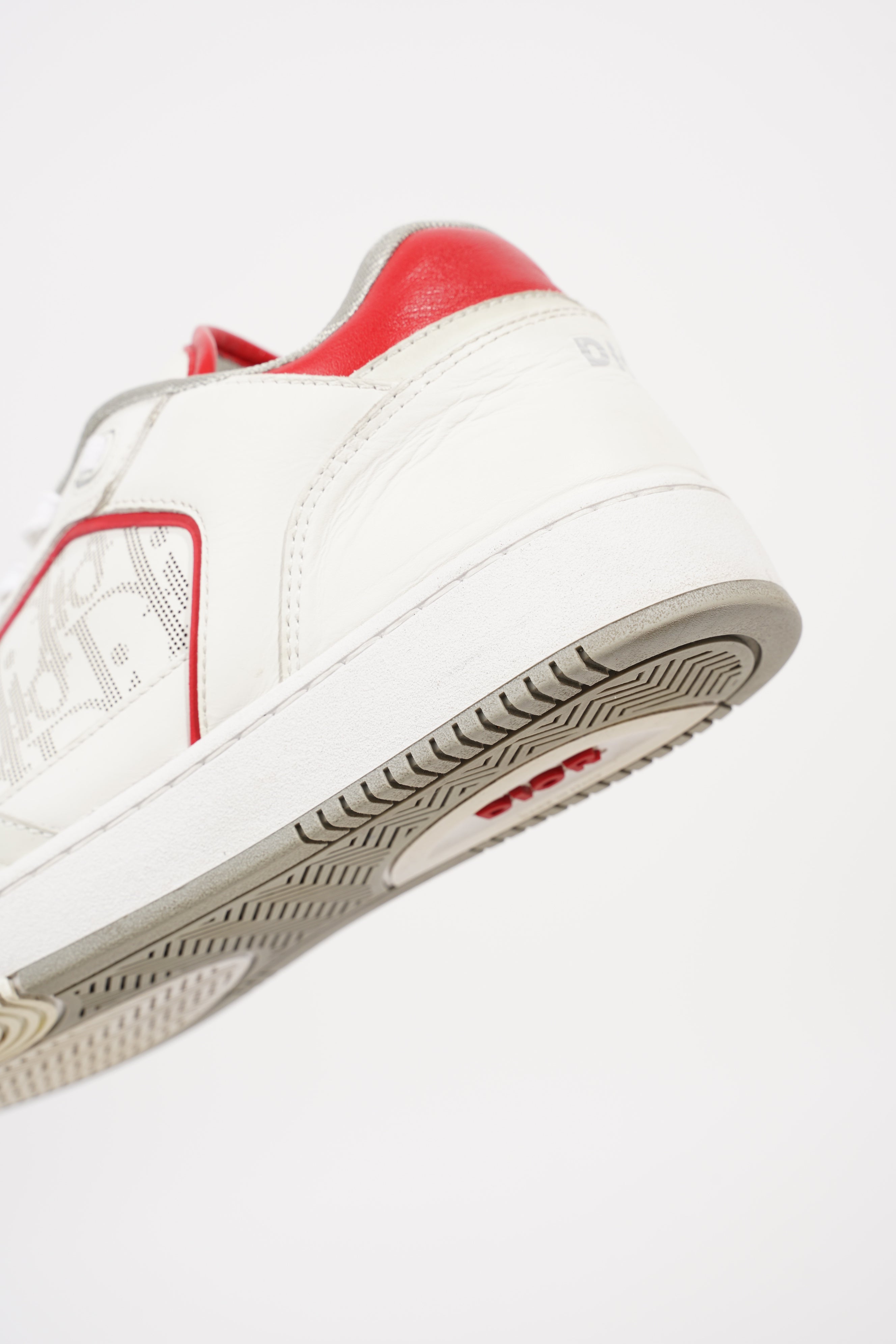 Christian Dior Mens B27 Sneaker White / Red EU 41 / UK 7