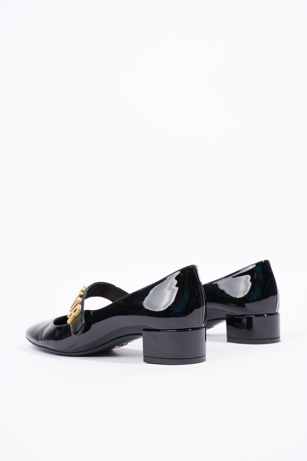 Christian Dior Womens Baby D Patent Black EU 36 / UK 3