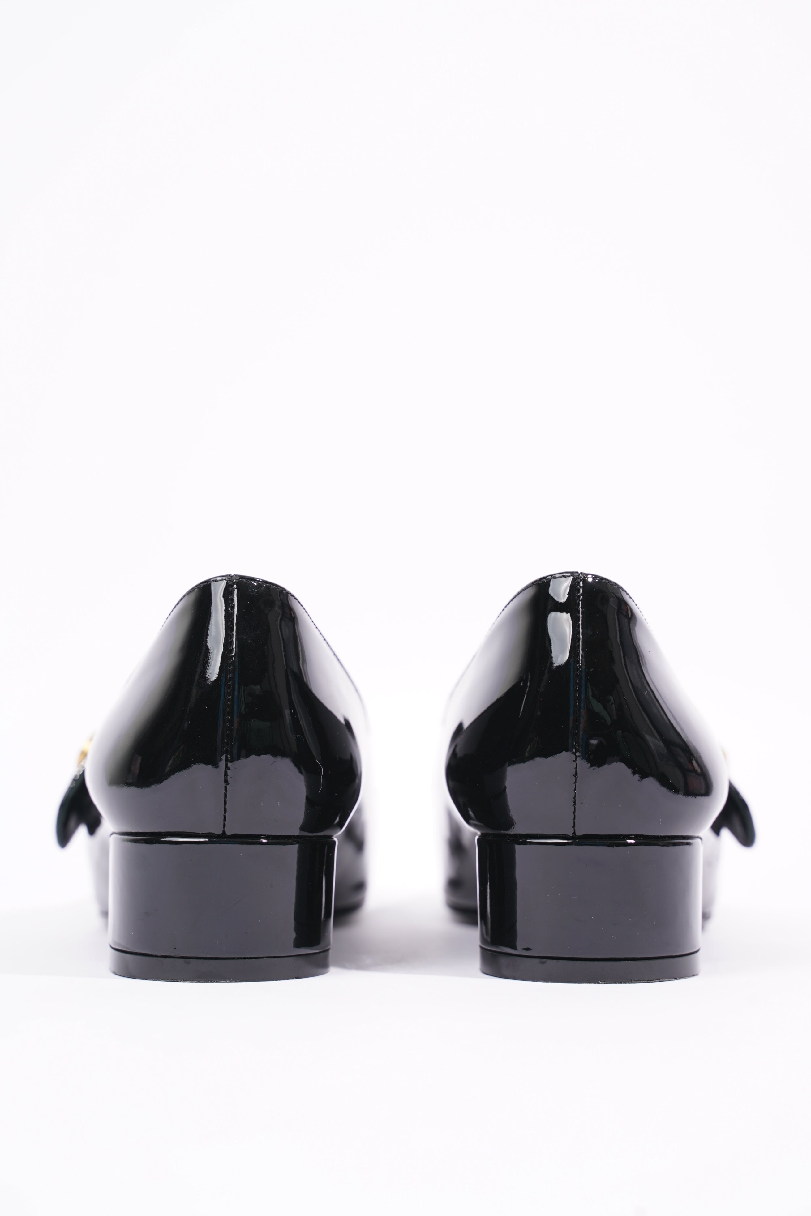 Christian Dior Womens Baby D Patent Black EU 36 / UK 3