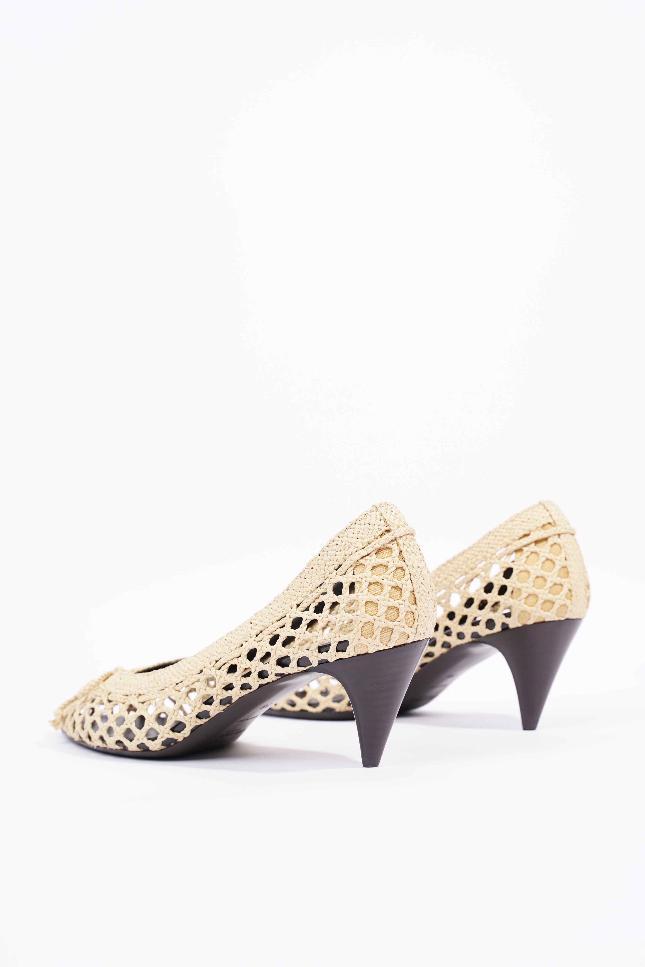 Saint Laurent Womens Kim 55 Beige EU 38 / UK 5