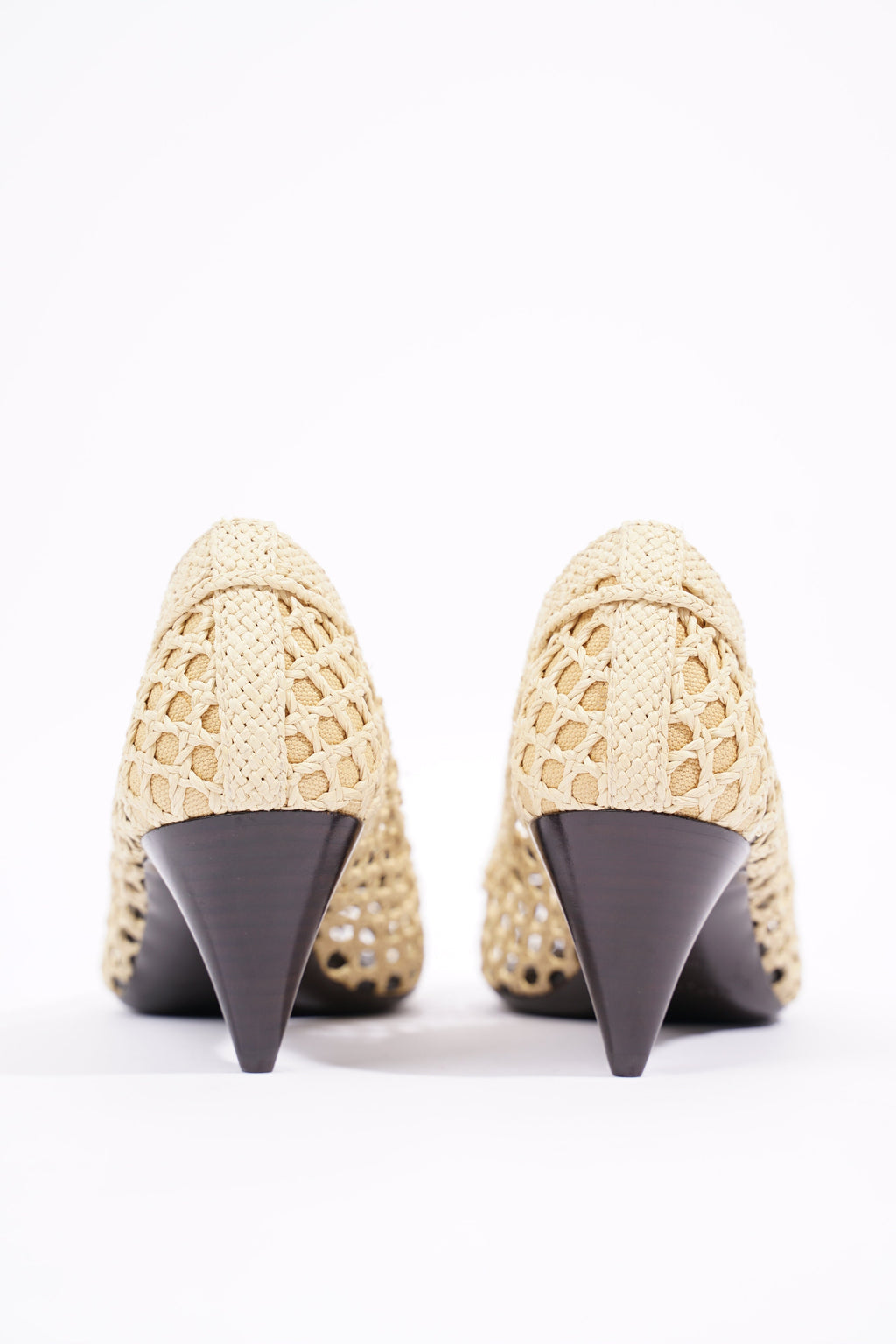 Saint Laurent Womens Kim 55 Beige EU 38 / UK 5