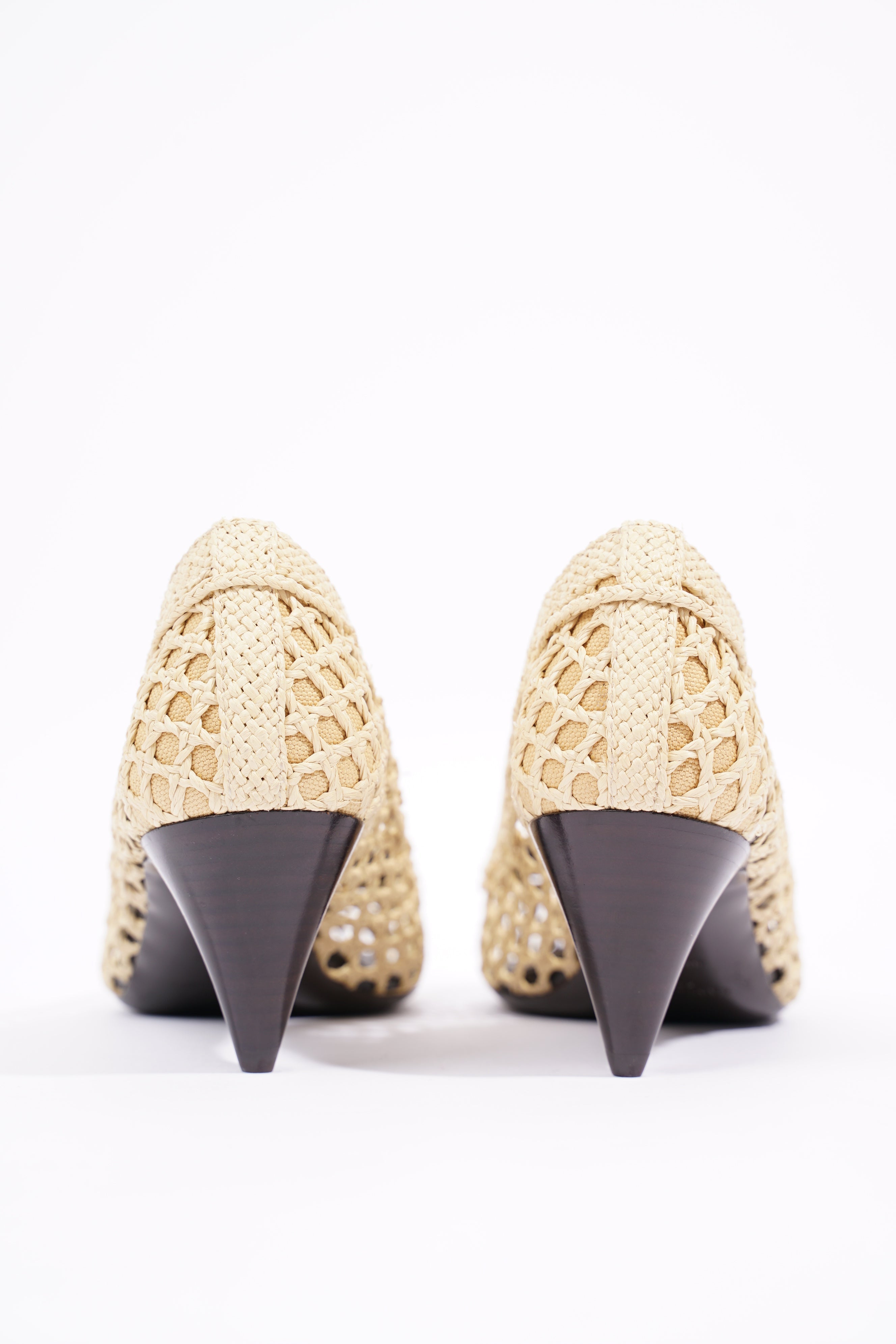 Saint Laurent Womens Kim 55 Beige EU 38 / UK 5