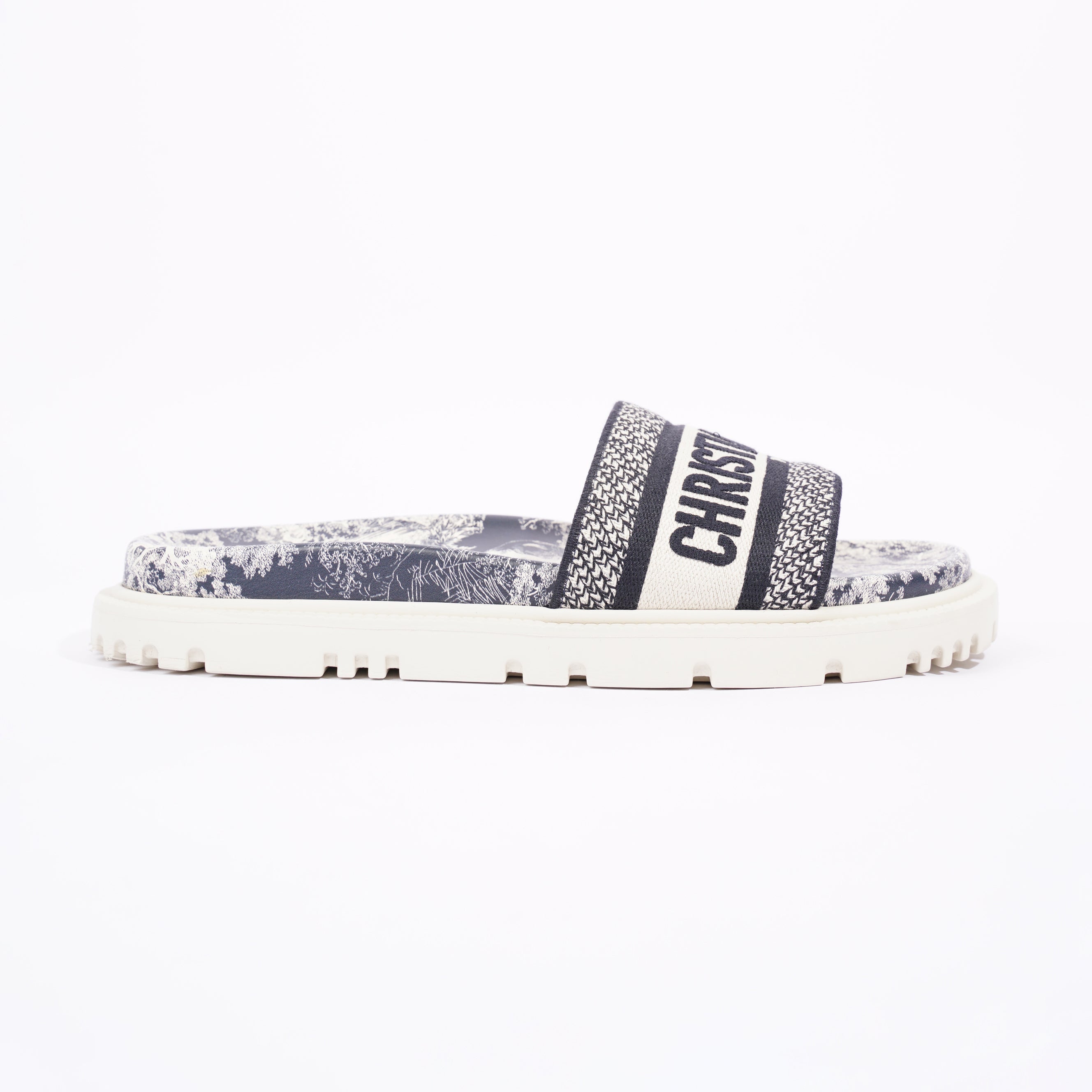 Christian Dior Womens Dway Sandals Oblique EU 38 / UK 5