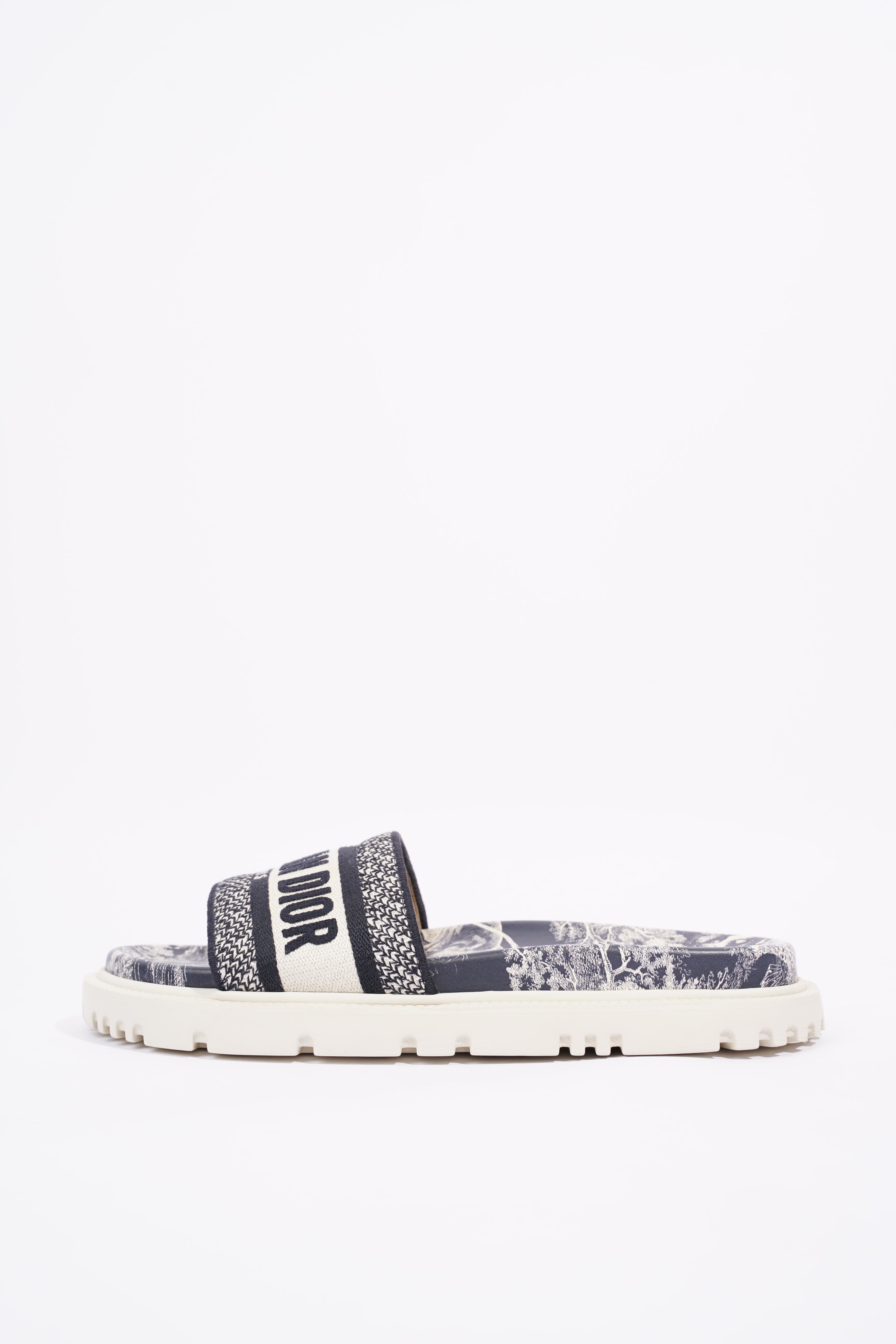 Christian Dior Womens Dway Sandals Oblique EU 38 / UK 5