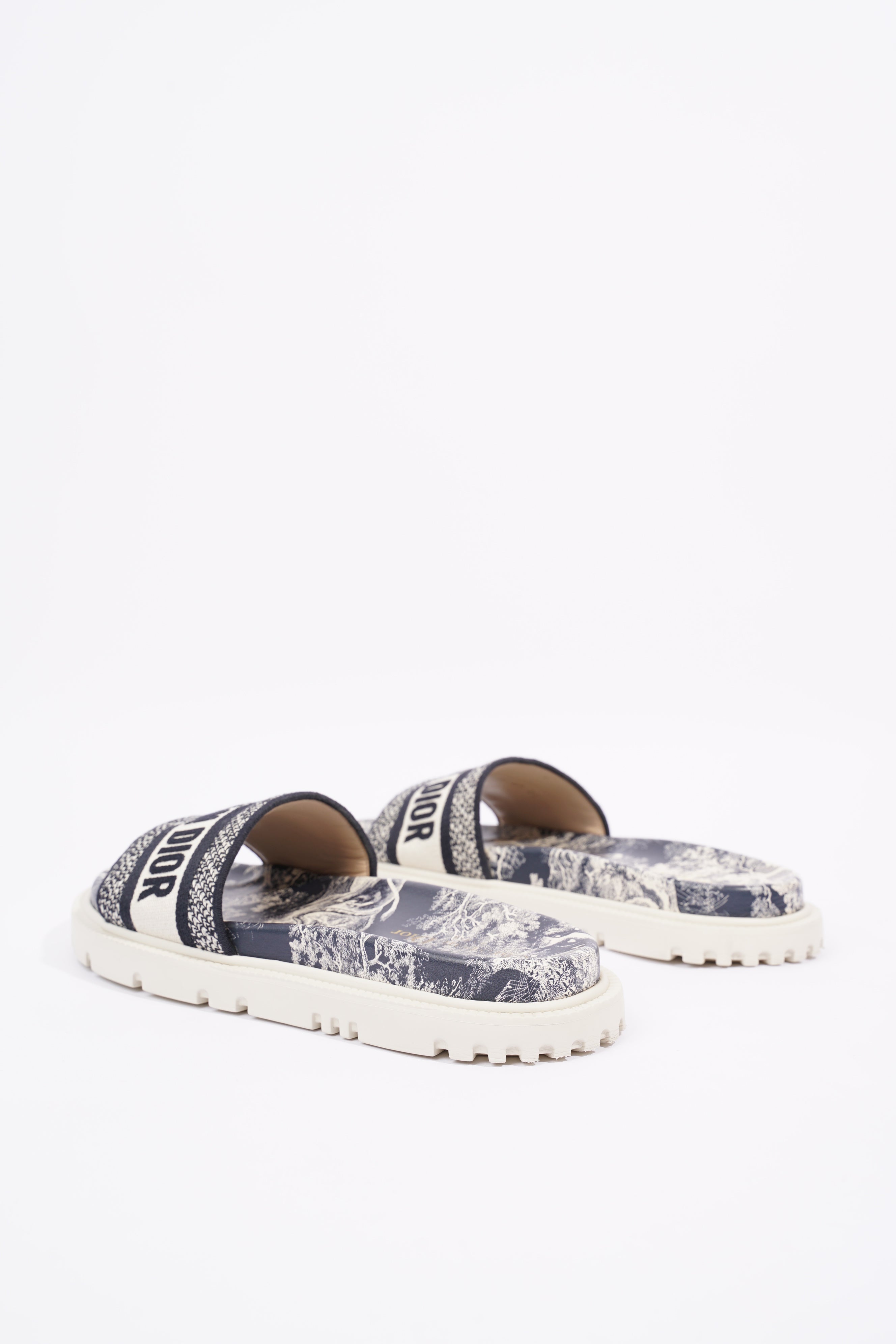 Christian Dior Womens Dway Sandals Oblique EU 38 / UK 5