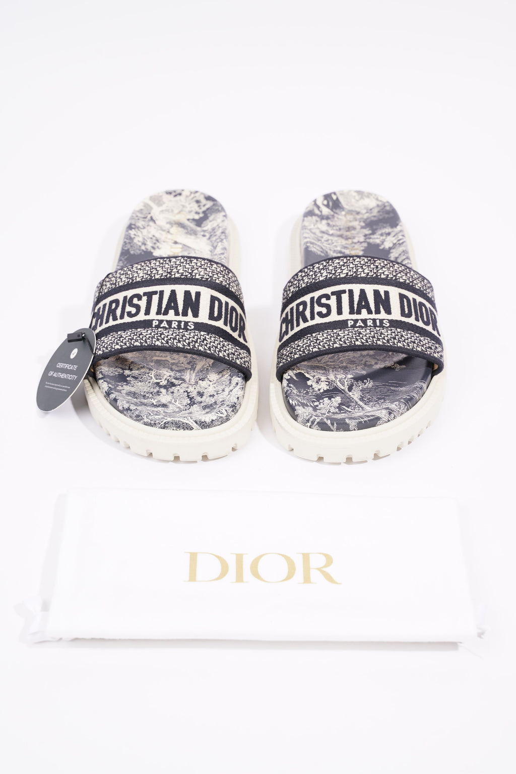Christian Dior Womens Dway Sandals Oblique EU 38 / UK 5