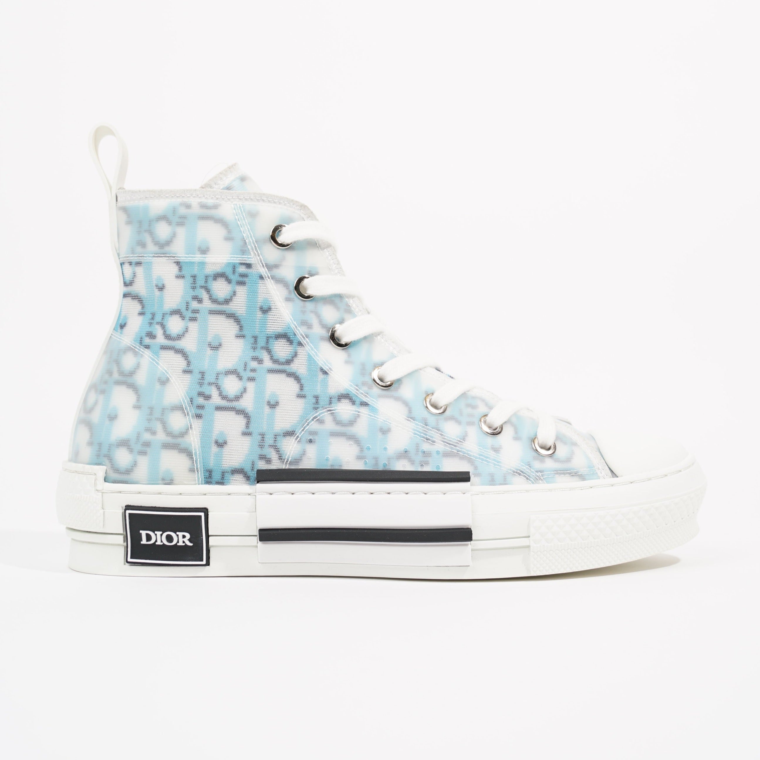 Christian Dior Womens B23 White Blue EU 38 / UK 5