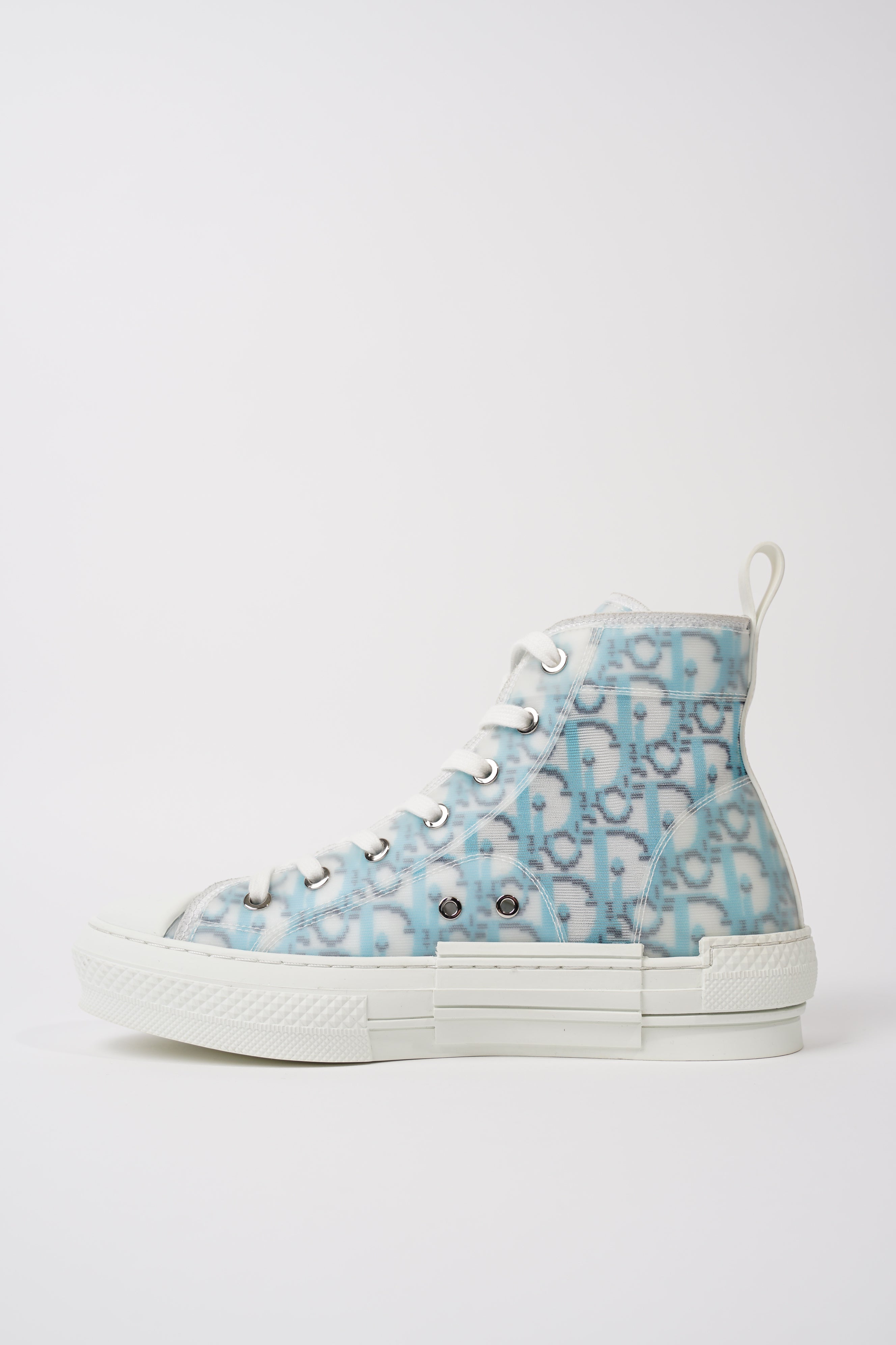Christian Dior Womens B23 White Blue EU 38 / UK 5