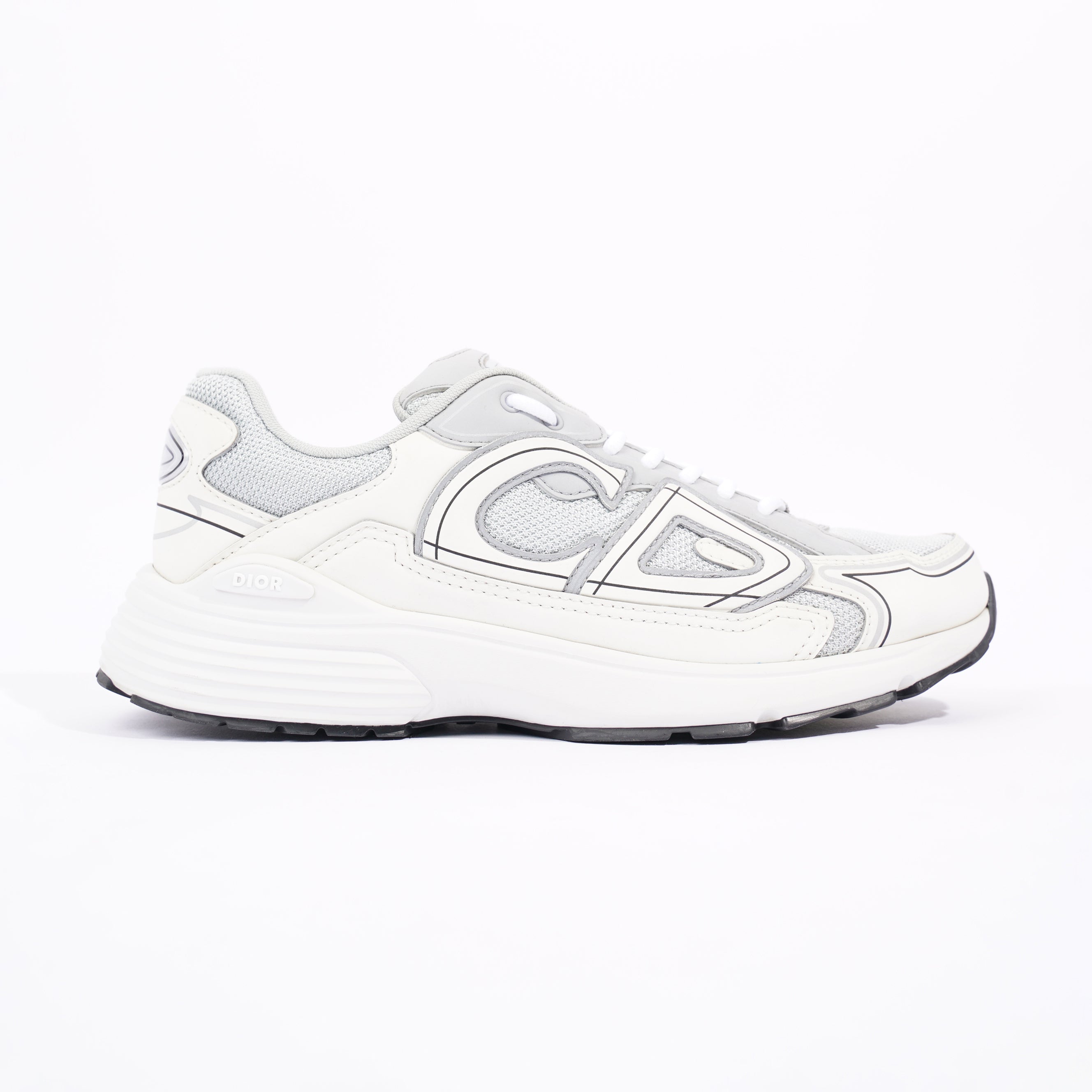 Christian Dior Mens B30 White / Grey EU 41 / UK 7