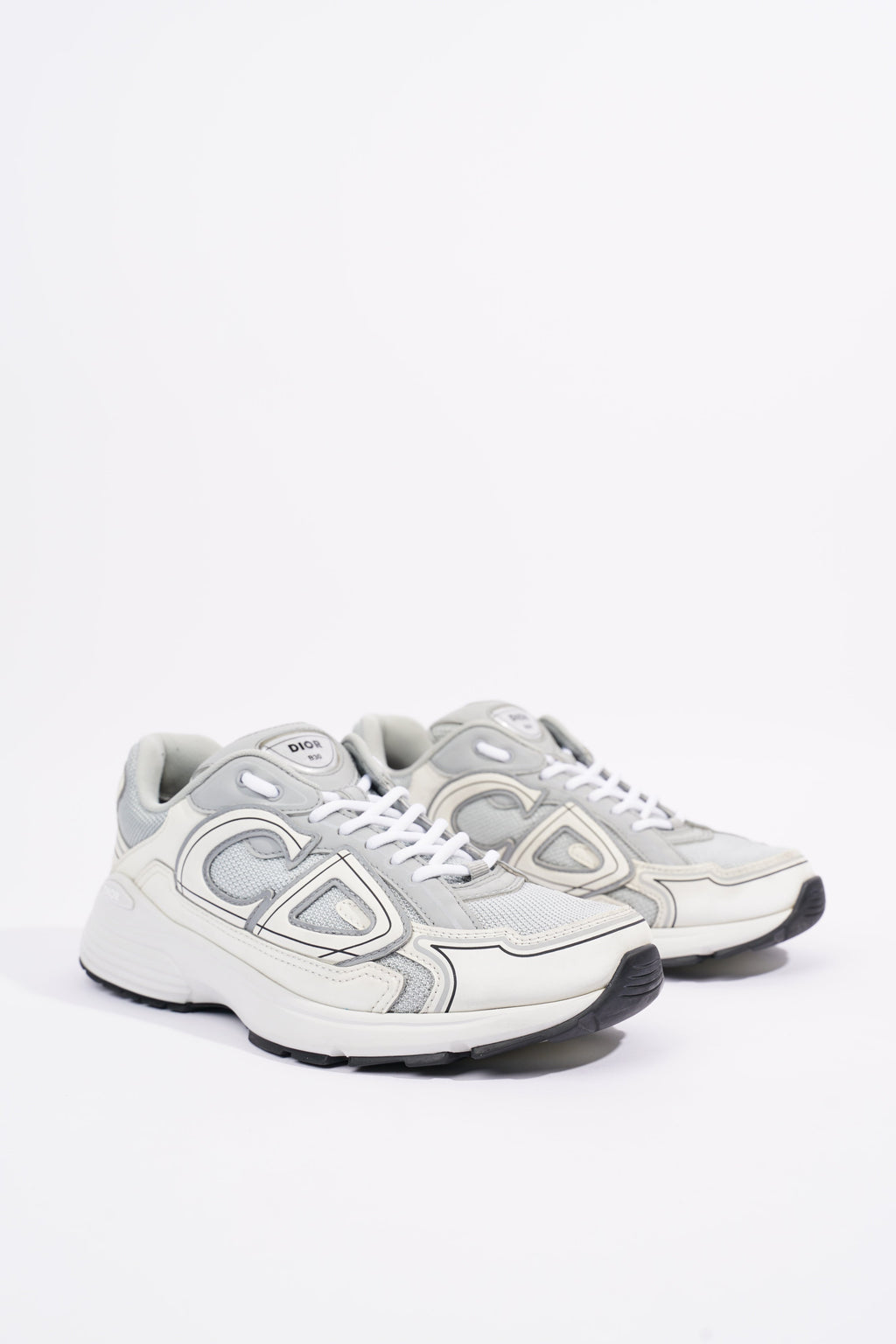 Christian Dior Mens B30 White / Grey EU 41 / UK 7