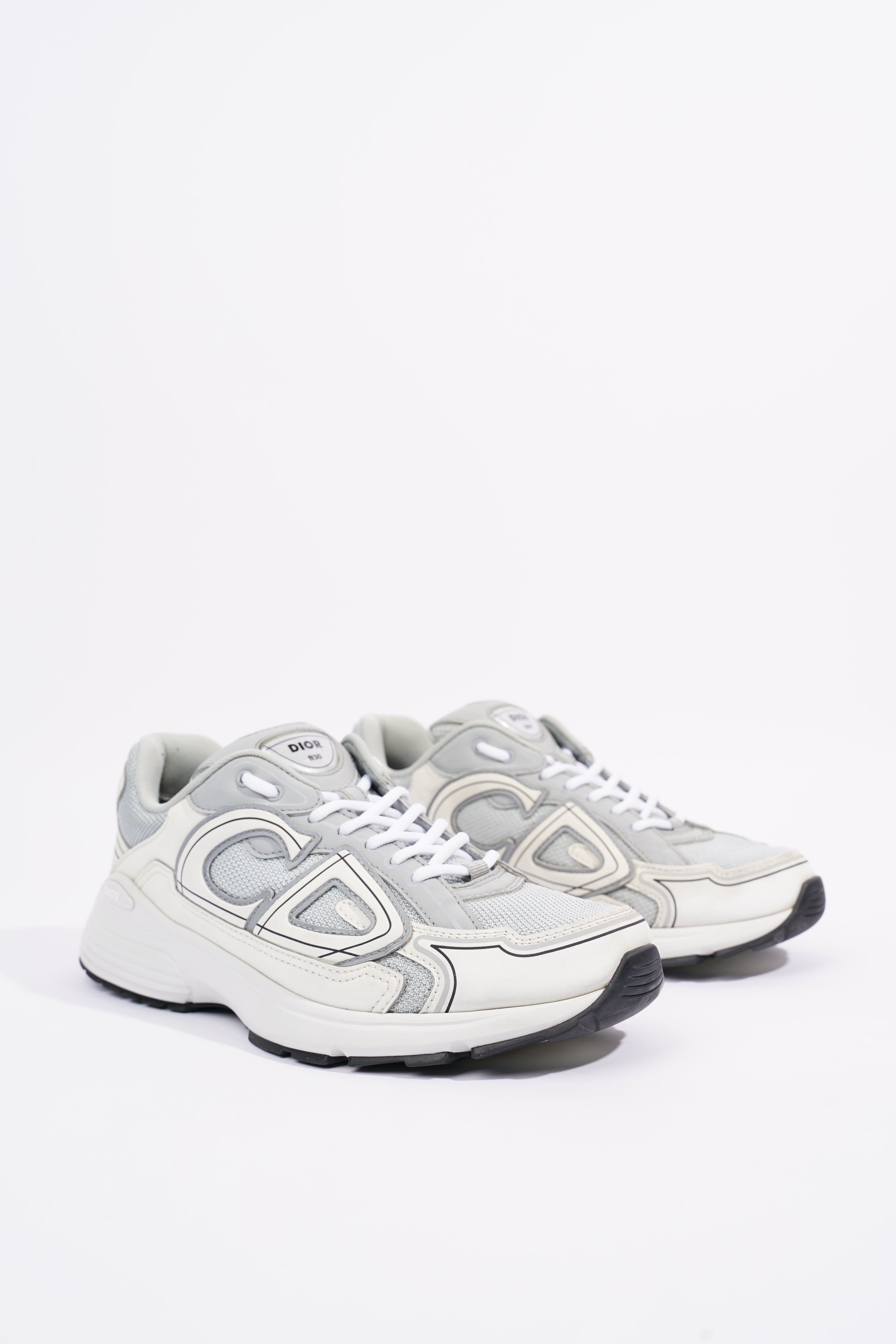 Christian Dior Mens B30 White / Grey EU 41 / UK 7