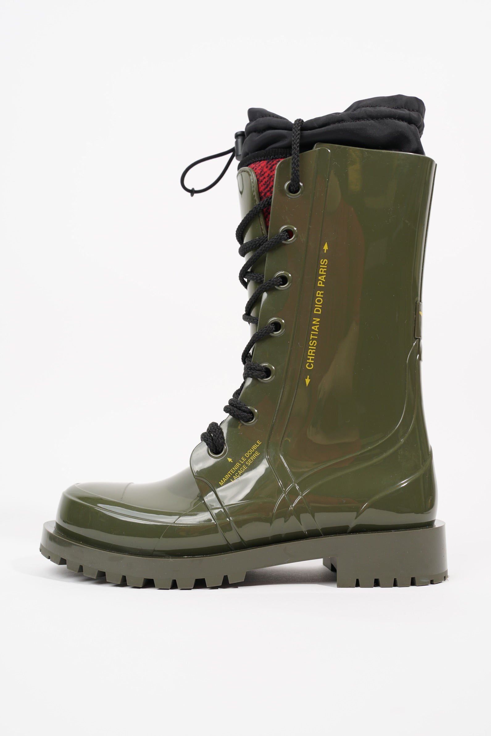 Dior Womens Diorcamp Boots Khaki EU 36 / UK 3