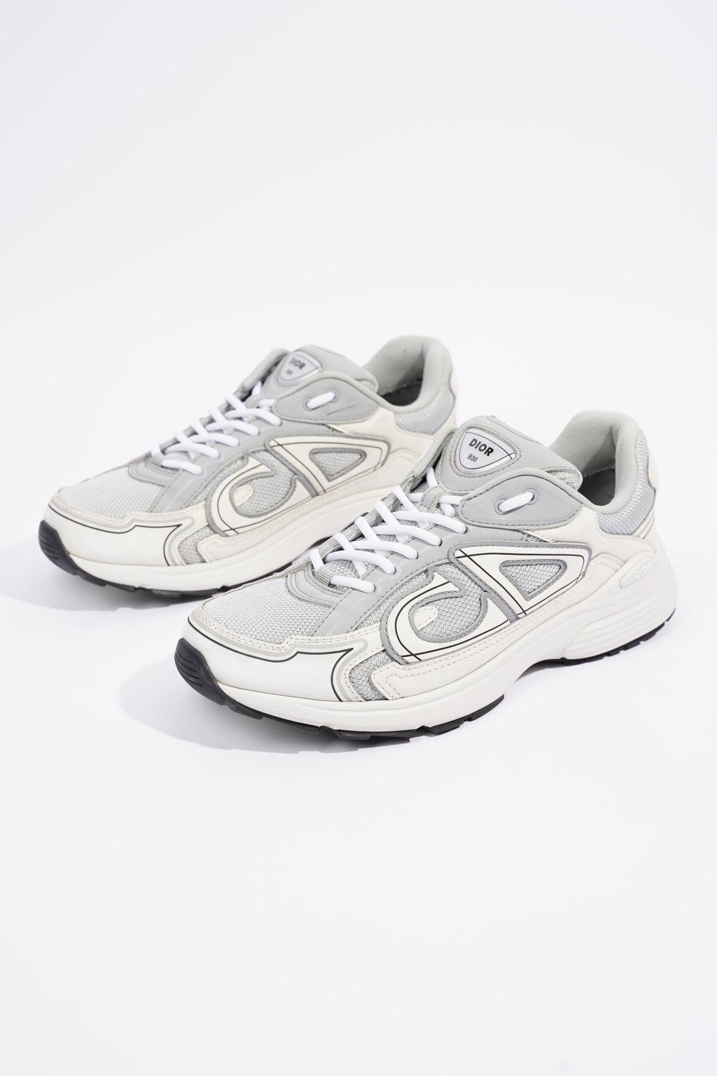 Christian Dior Mens B30 White / Grey EU 41 / UK 7