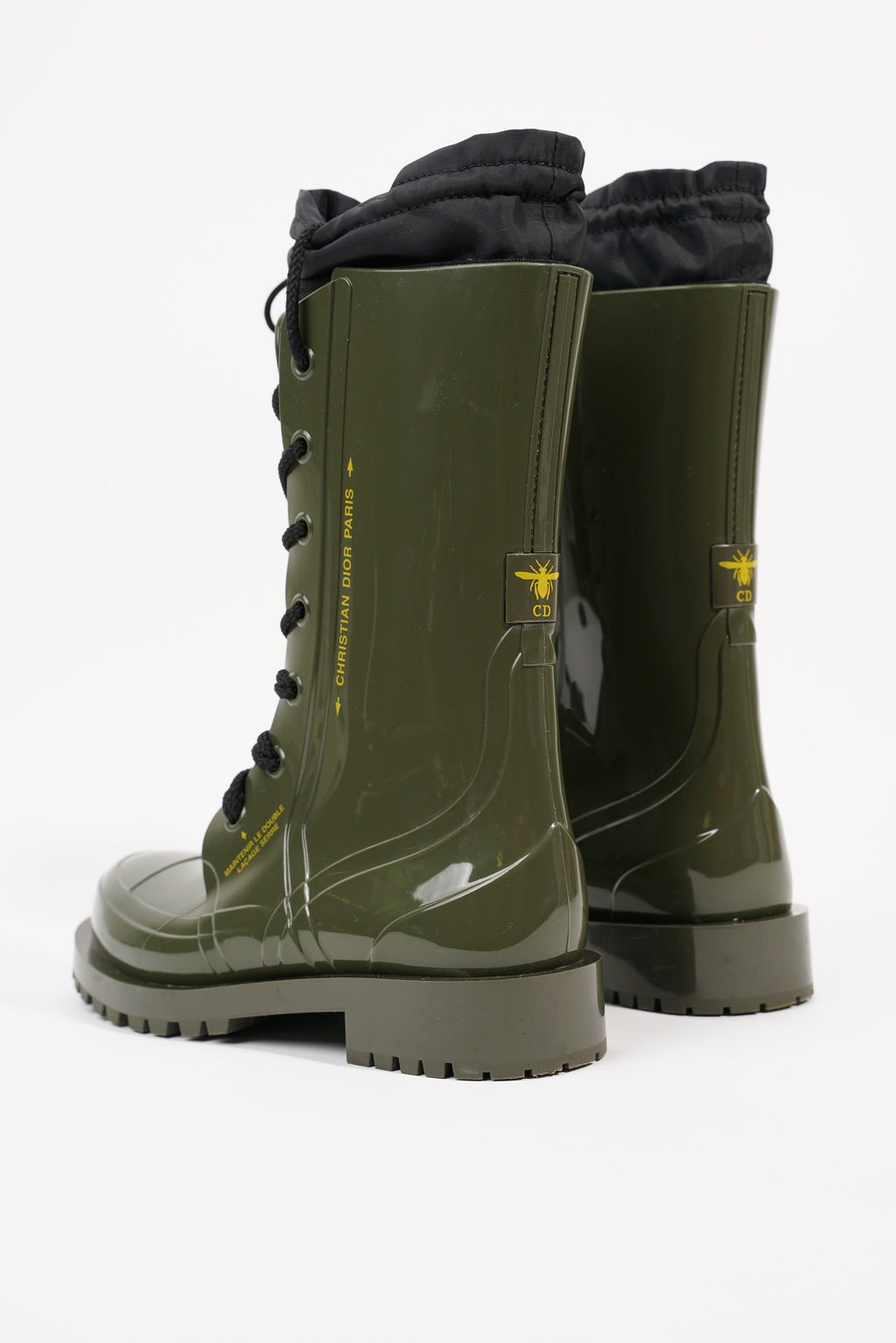 Dior Womens Diorcamp Boots Khaki EU 36 / UK 3
