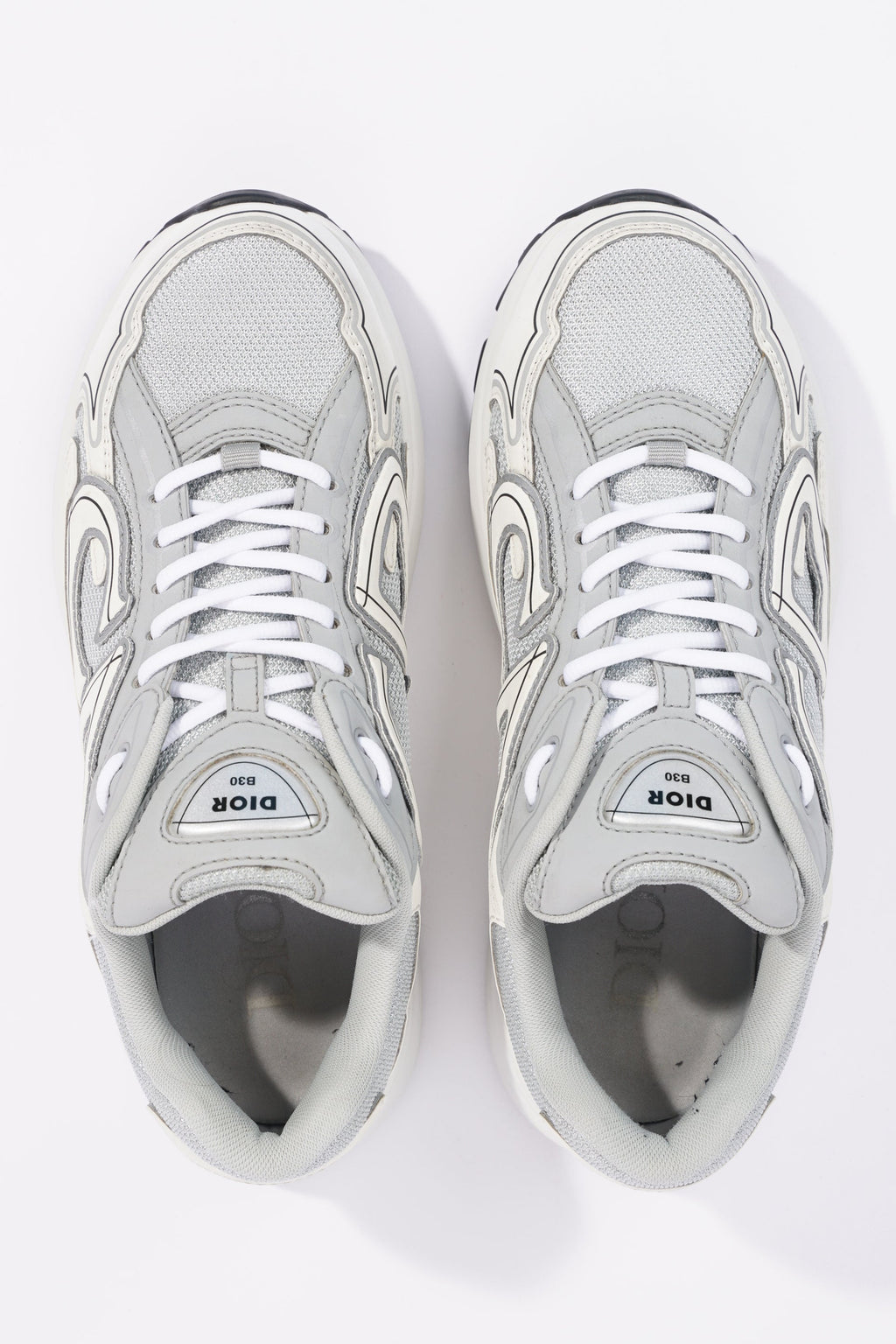 Christian Dior Mens B30 White / Grey EU 41 / UK 7