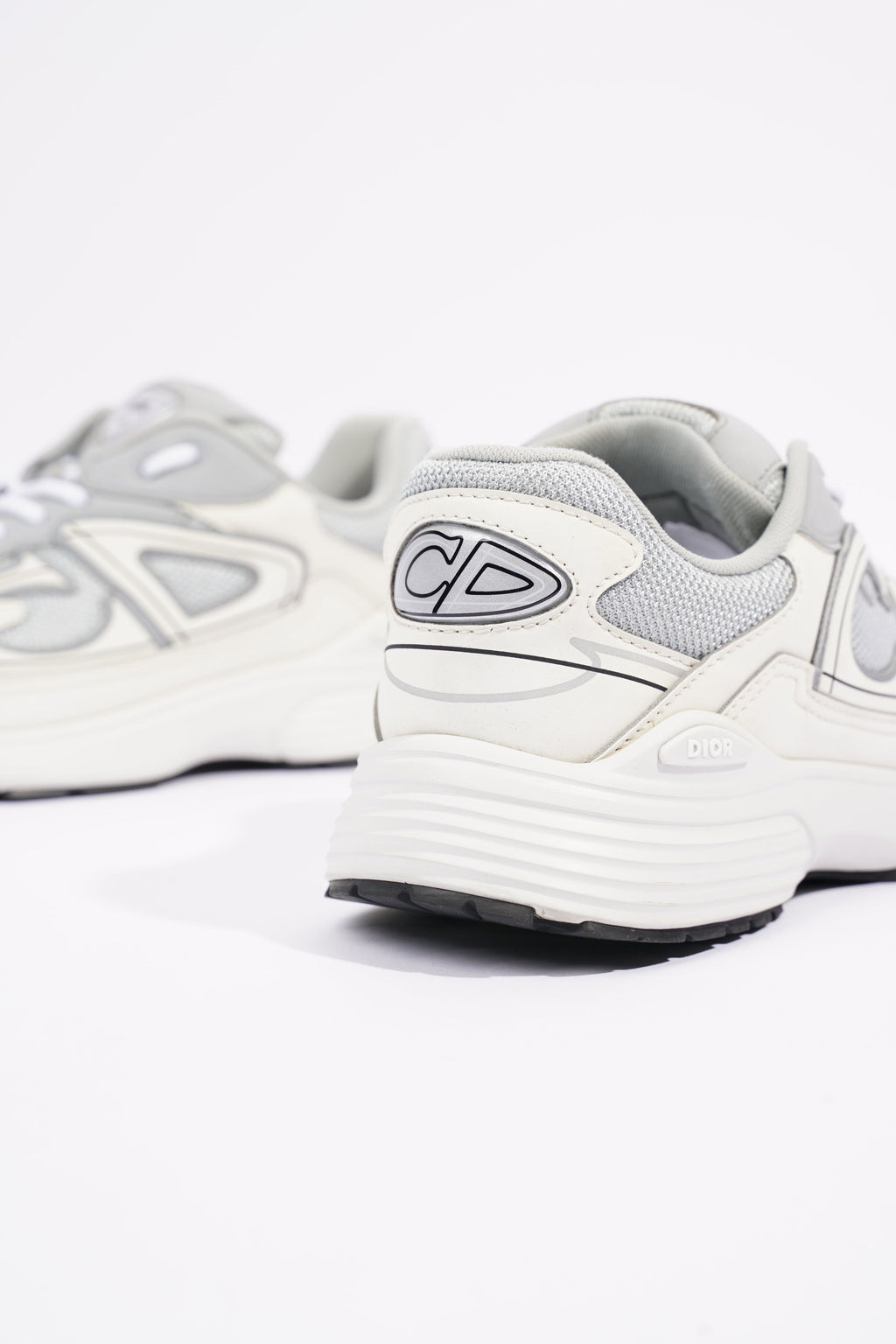 Christian Dior Mens B30 White / Grey EU 41 / UK 7