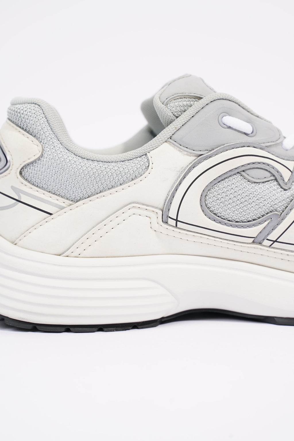 Christian Dior Mens B30 White / Grey EU 41 / UK 7
