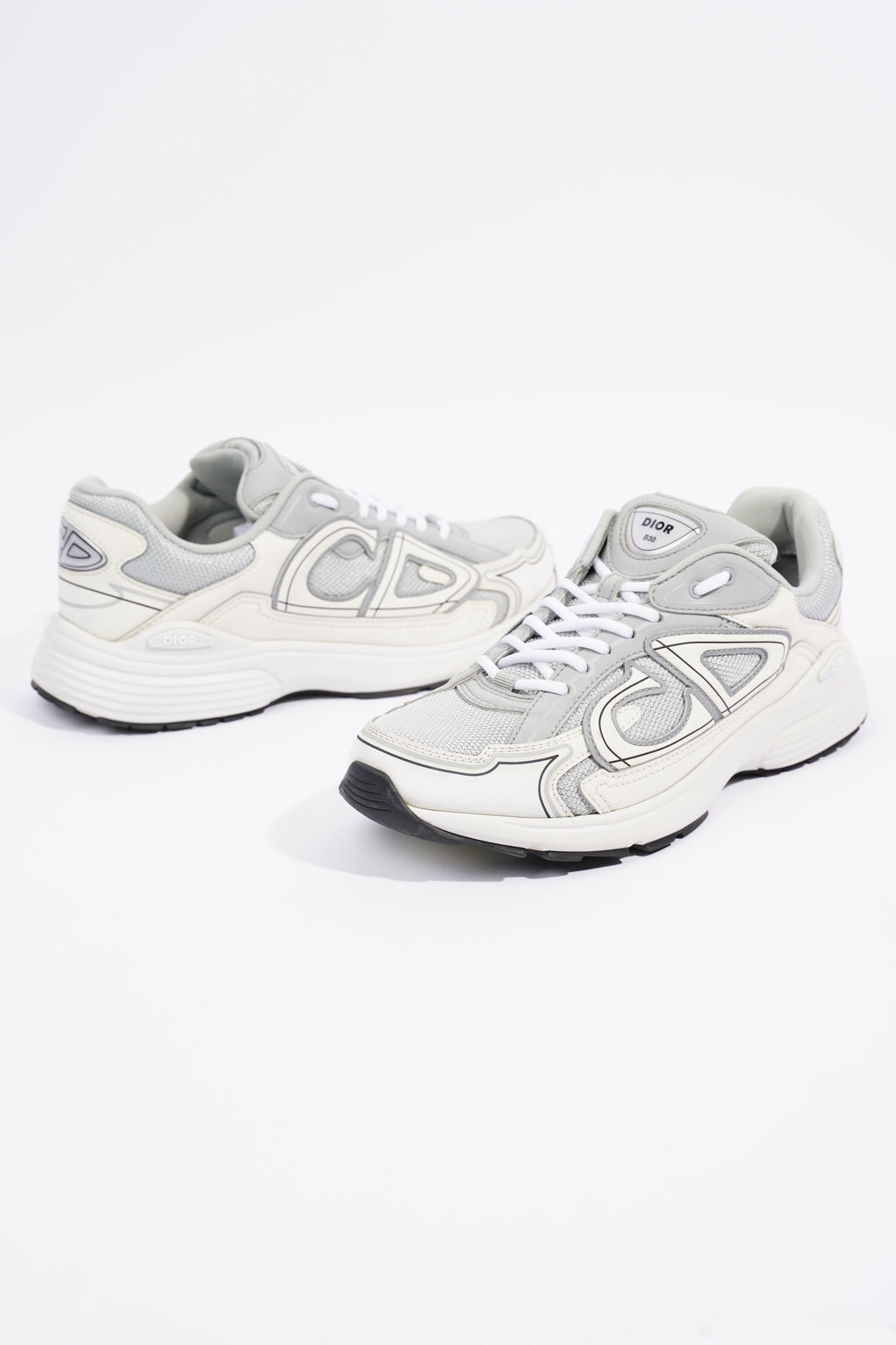 Christian Dior Mens B30 White / Grey EU 41 / UK 7
