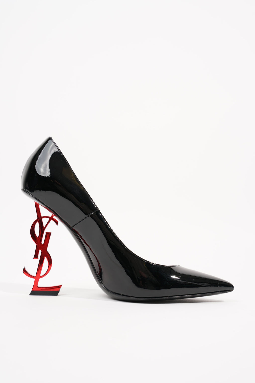 Saint Laurent Womens Opyum 110 Black Red EU 38 / UK 5