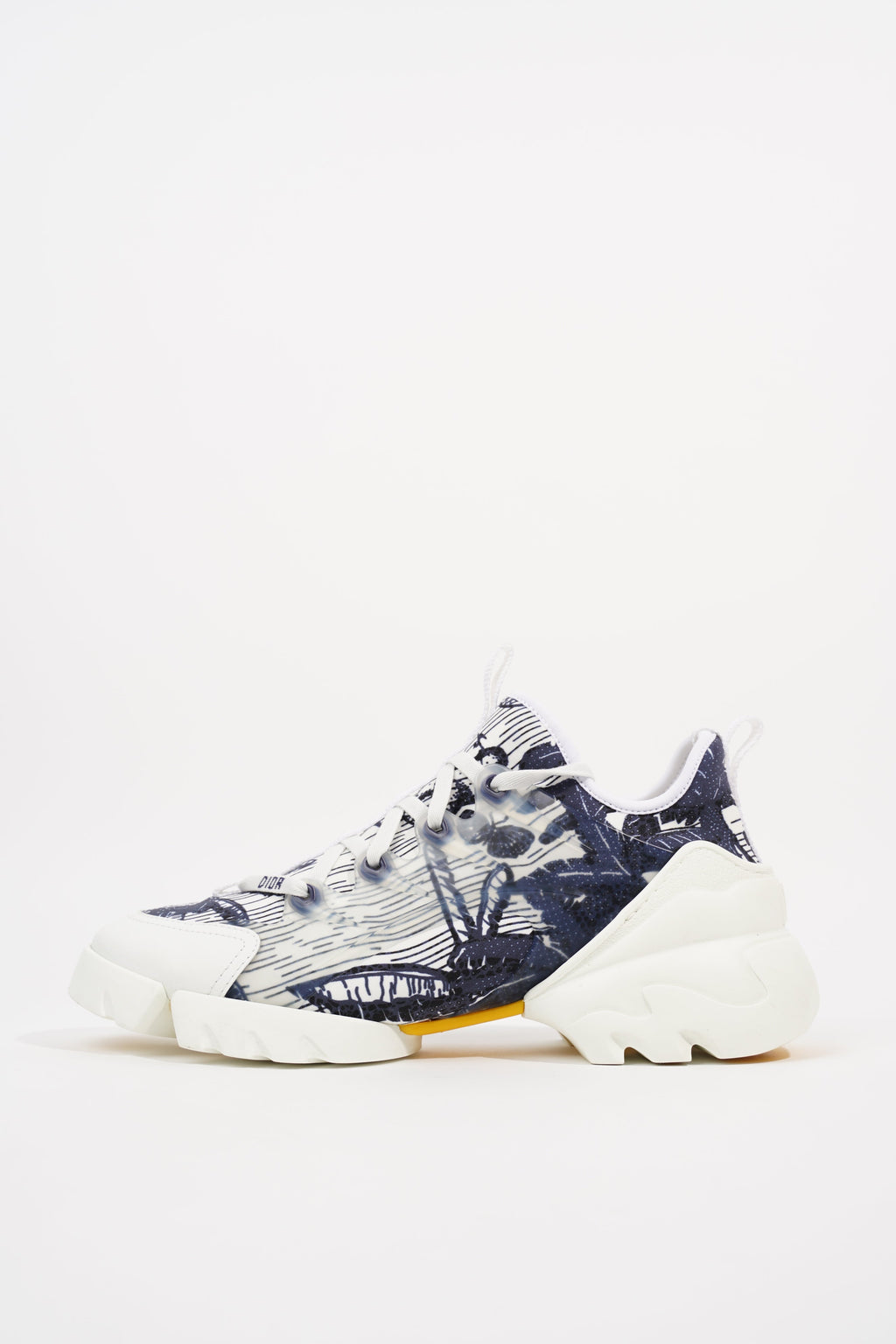 Christian Dior Womens D Connect White Blue EU 39.5 / UK 6.5
