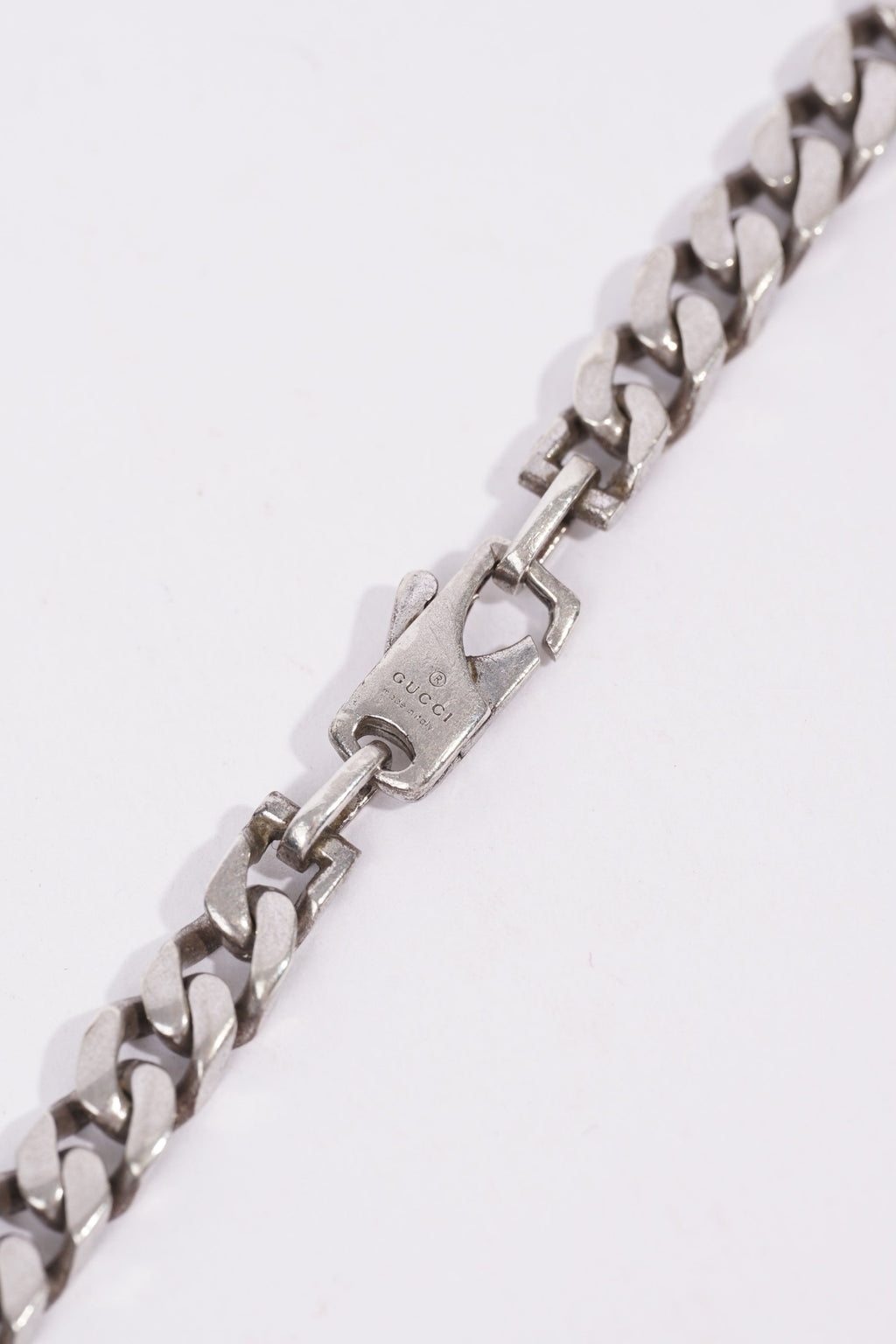 Gucci Mens Interlocking G Chain Silver