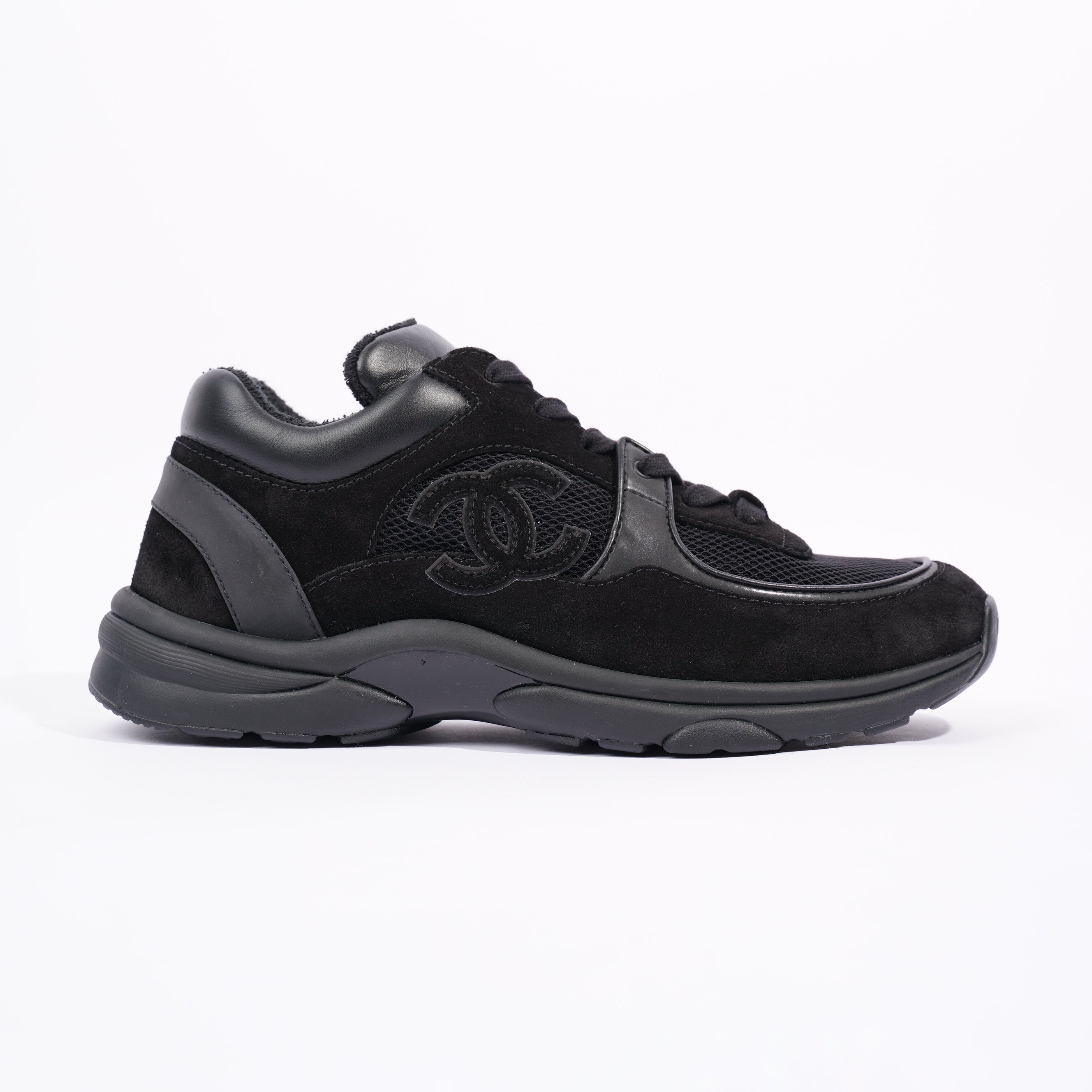 Chanel Womens CC Logo Black EU 39.5 / UK 6.5