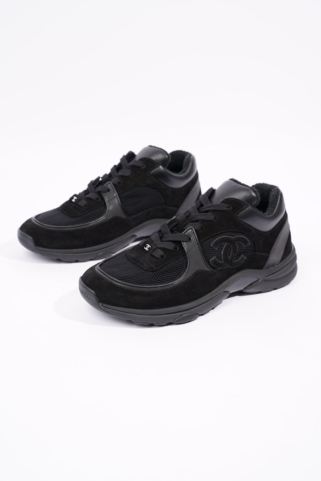 Chanel Womens CC Logo Black EU 39.5 / UK 6.5