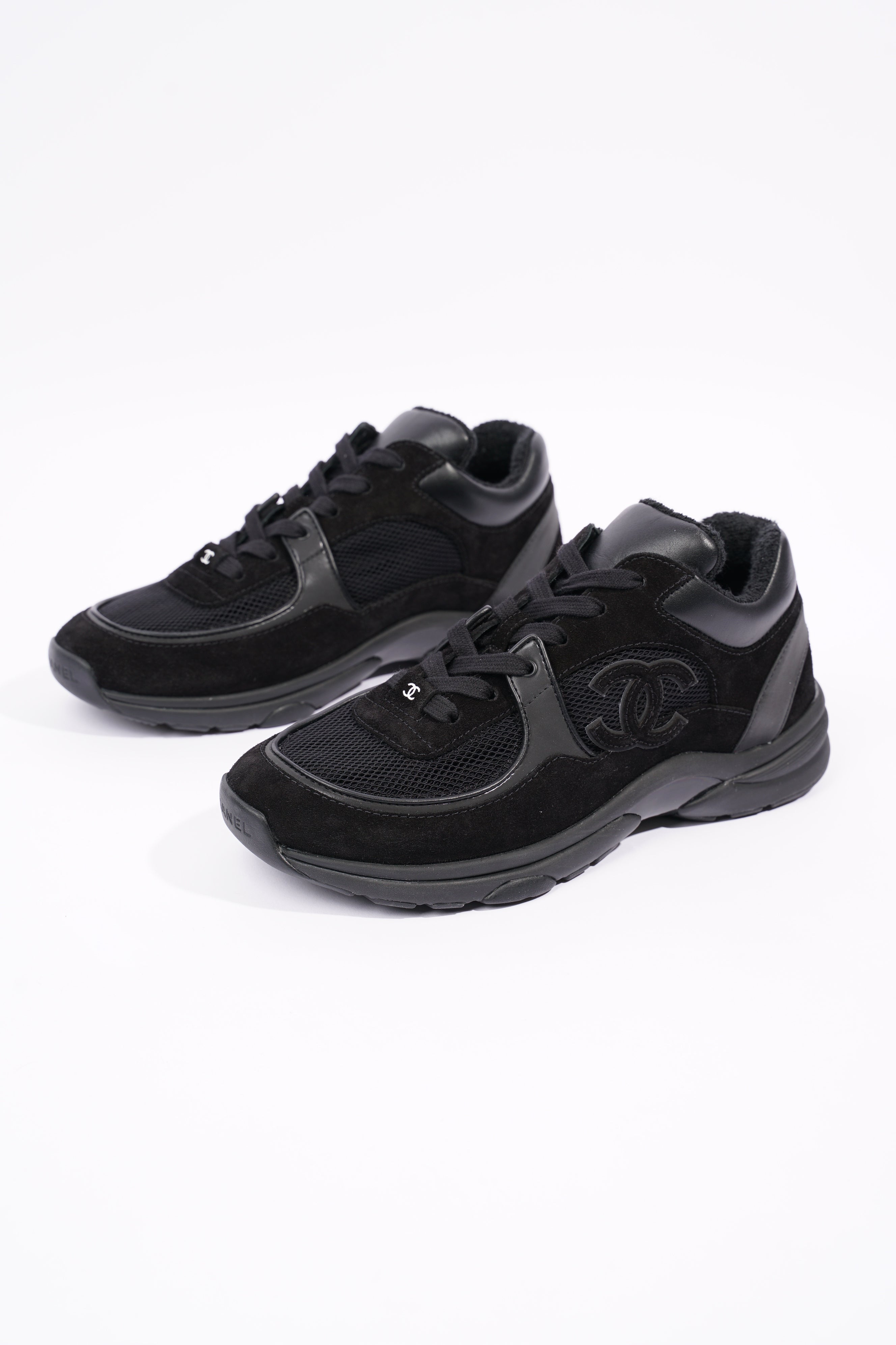 Chanel Womens CC Logo Black EU 39.5 / UK 6.5