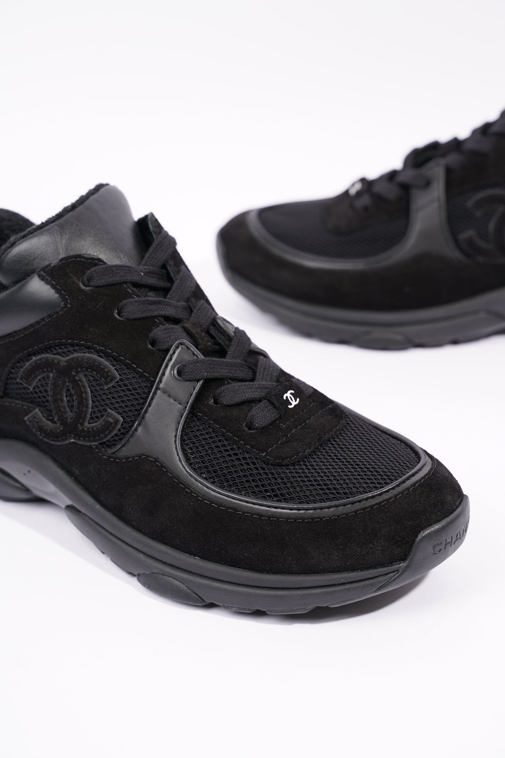 Chanel Womens CC Logo Black EU 39.5 / UK 6.5