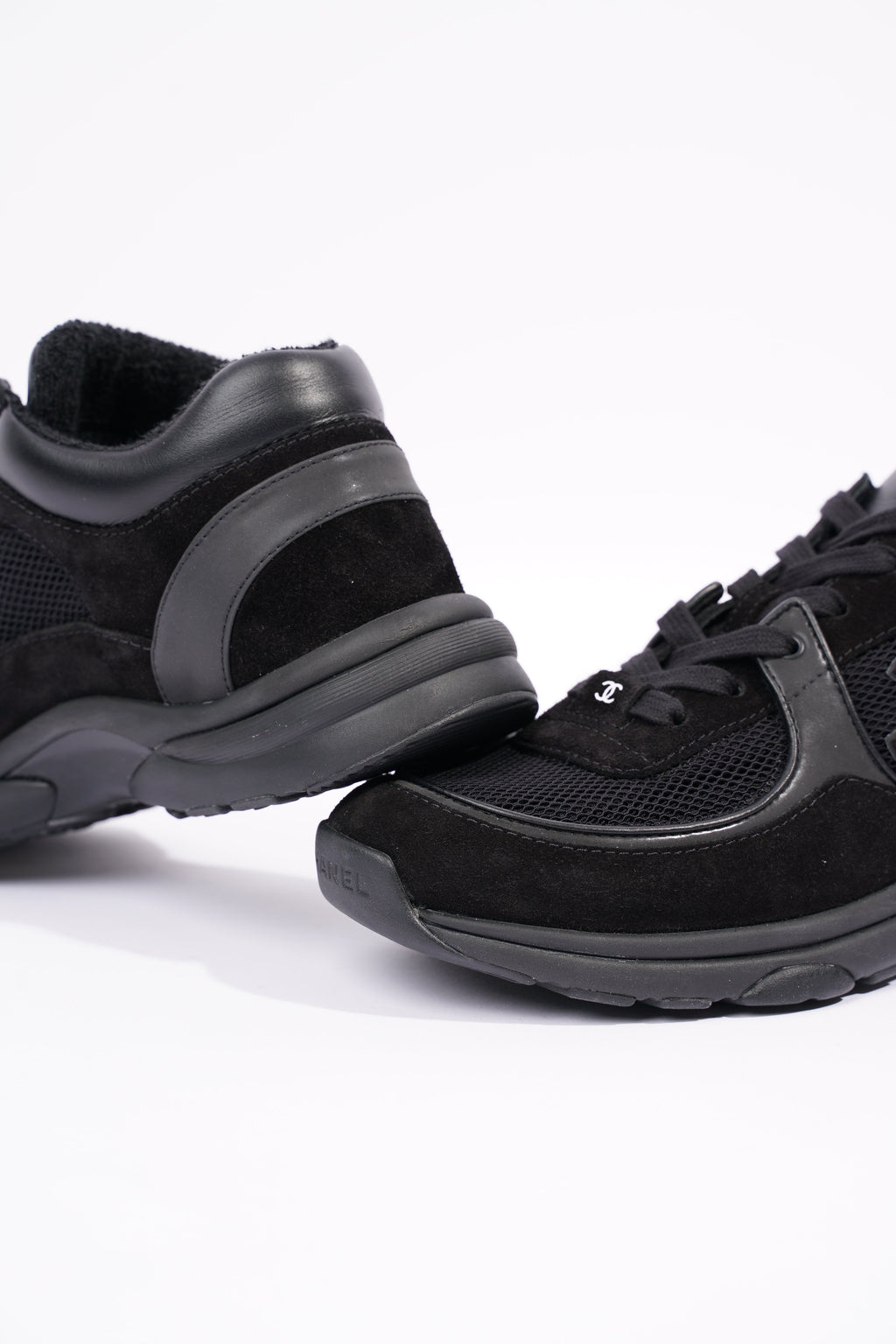 Chanel Womens CC Logo Black EU 39.5 / UK 6.5
