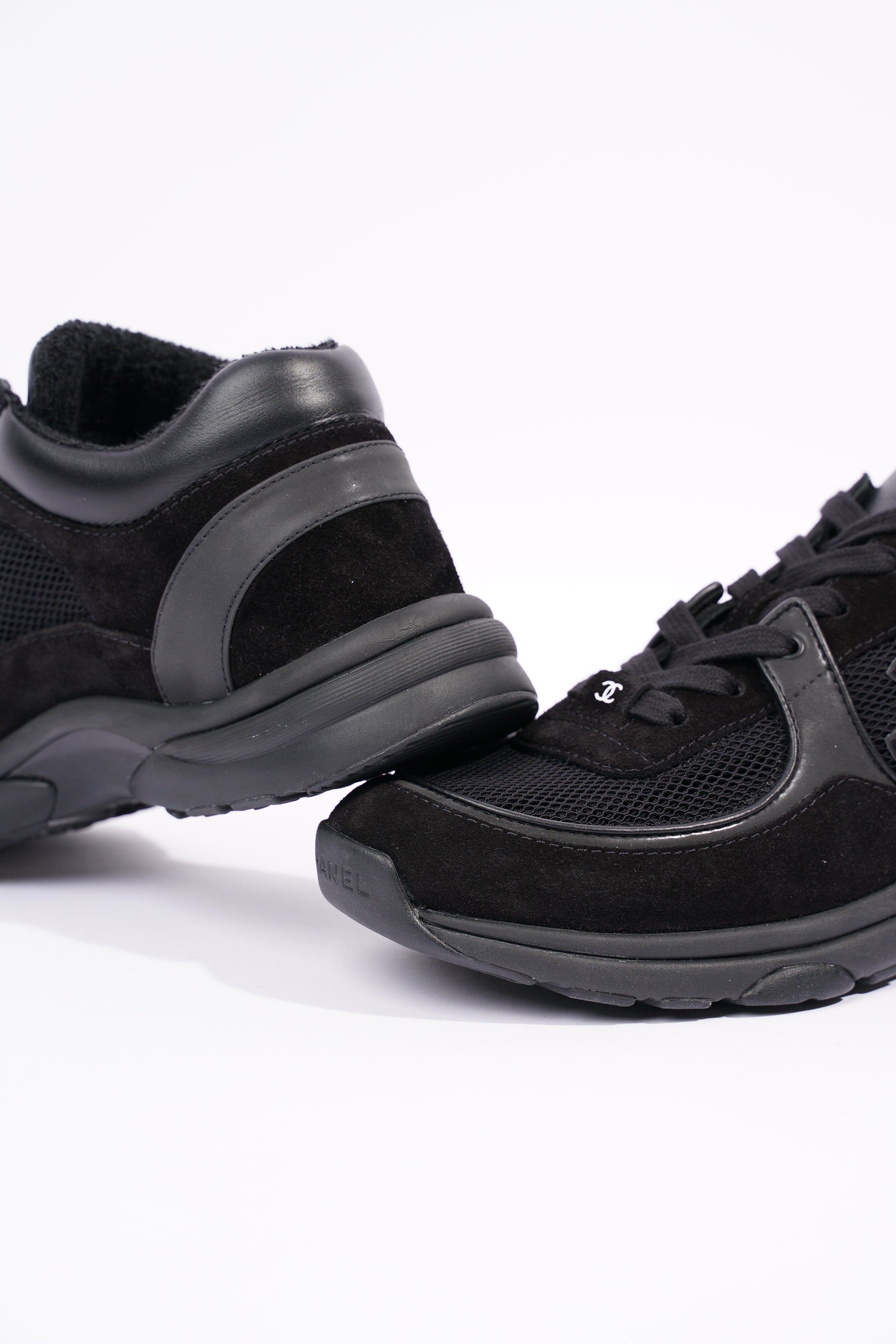 Chanel Womens CC Logo Black EU 39.5 / UK 6.5
