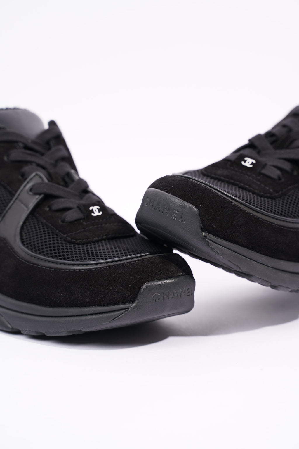 Chanel Womens CC Logo Black EU 39.5 / UK 6.5