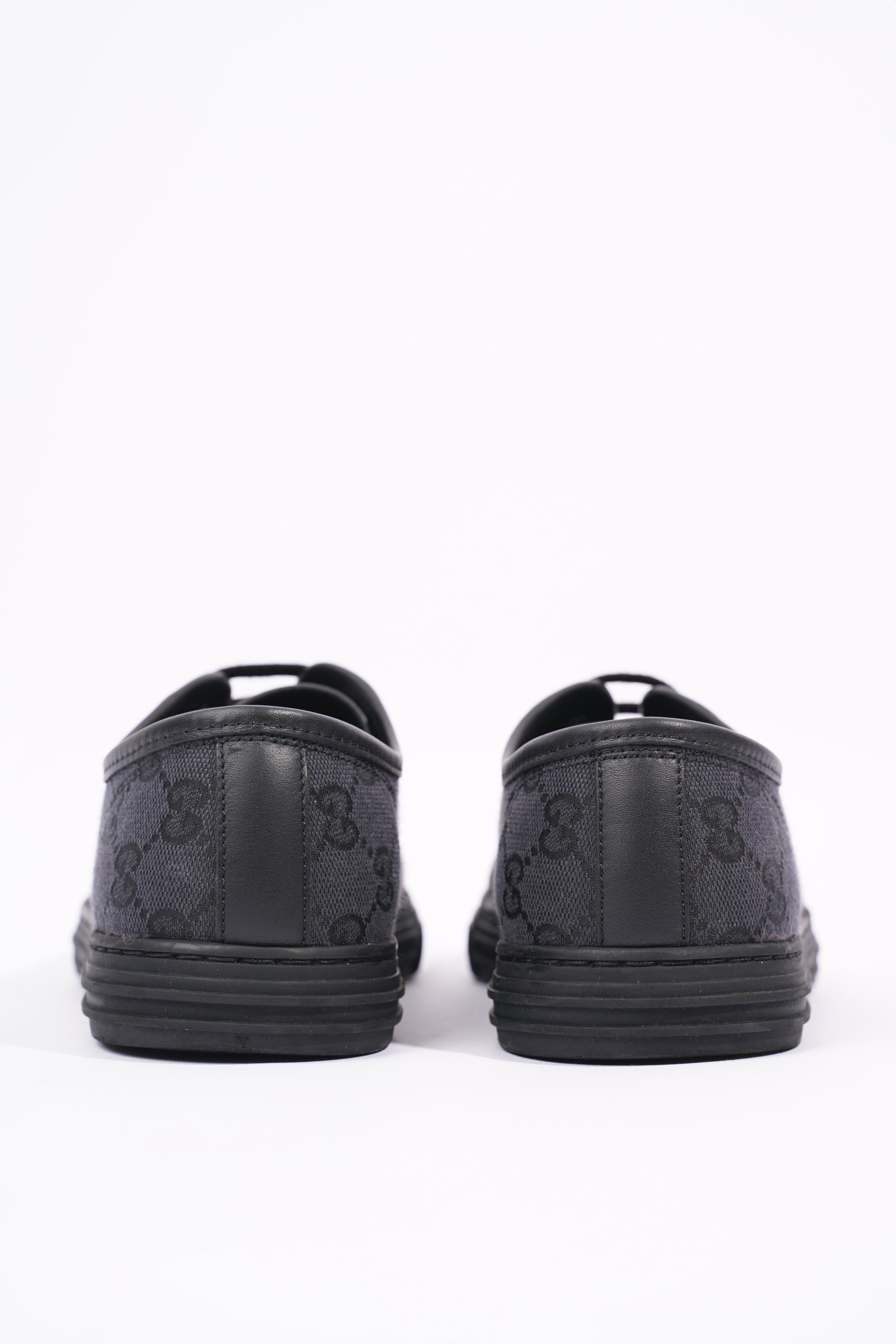 Gucci Mens GG Canvas Low Top Sneaker Black EU 40 / UK 6