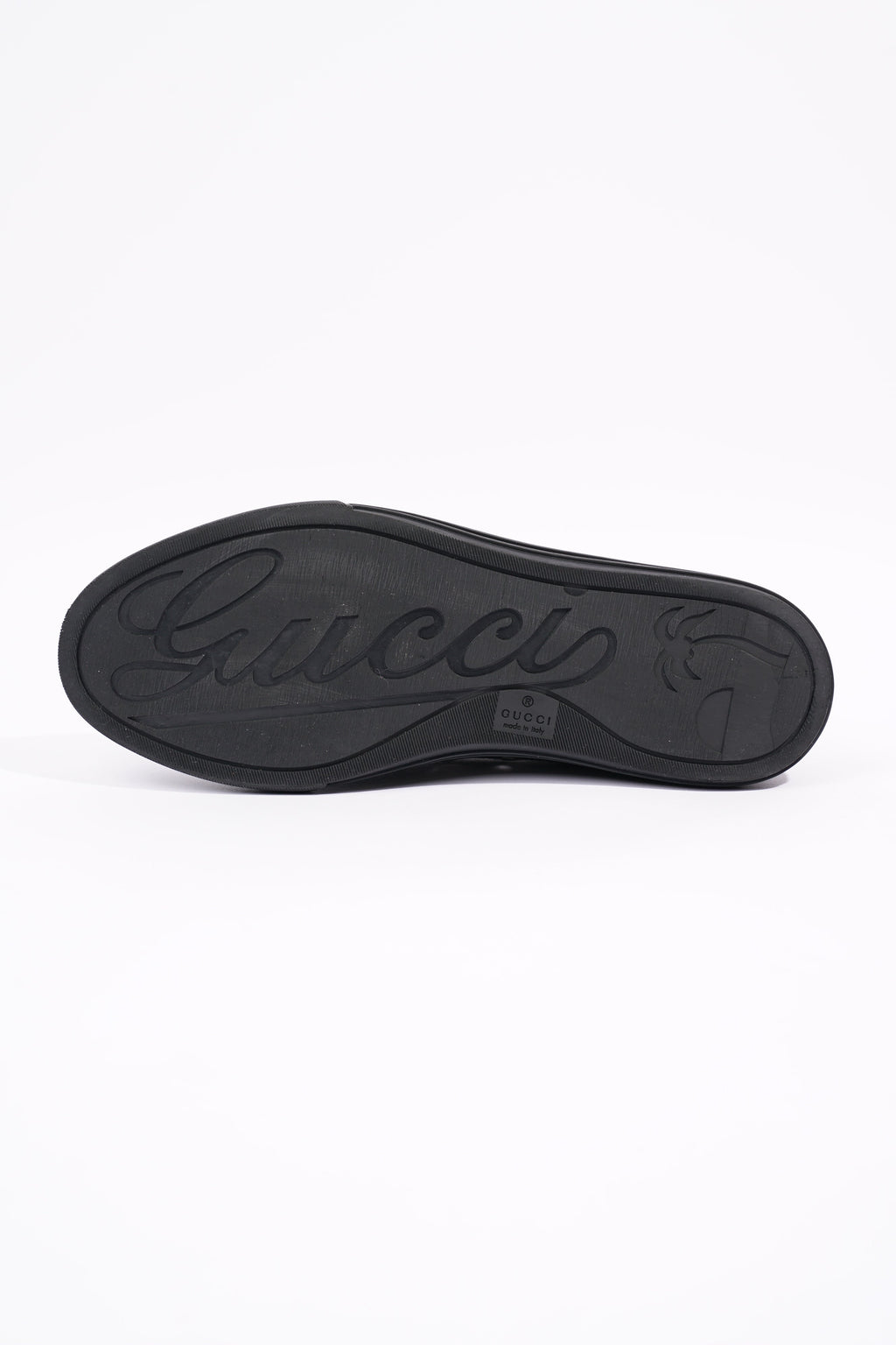 Gucci Mens GG Canvas Low Top Sneaker Black EU 40 / UK 6